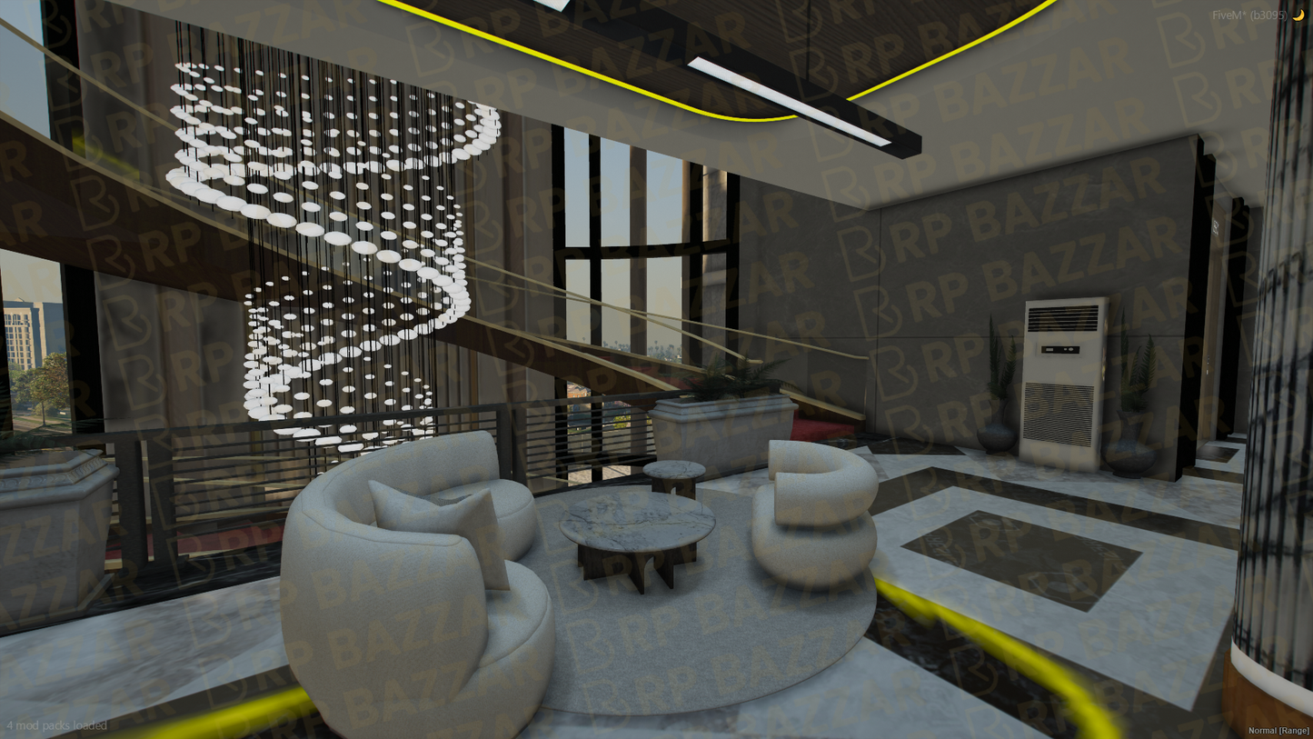 Mega Shopping Mall FiveM MLO — GTA RP Interior — ESX QB QBOX — RPBazzar