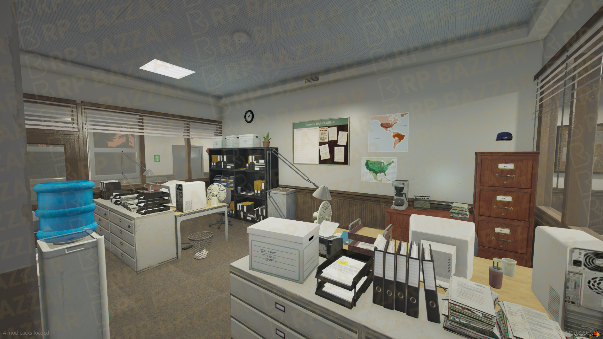 District Police Station FiveM MLO — GTA RP Interior — ESX QB QBOX — RPBazzar