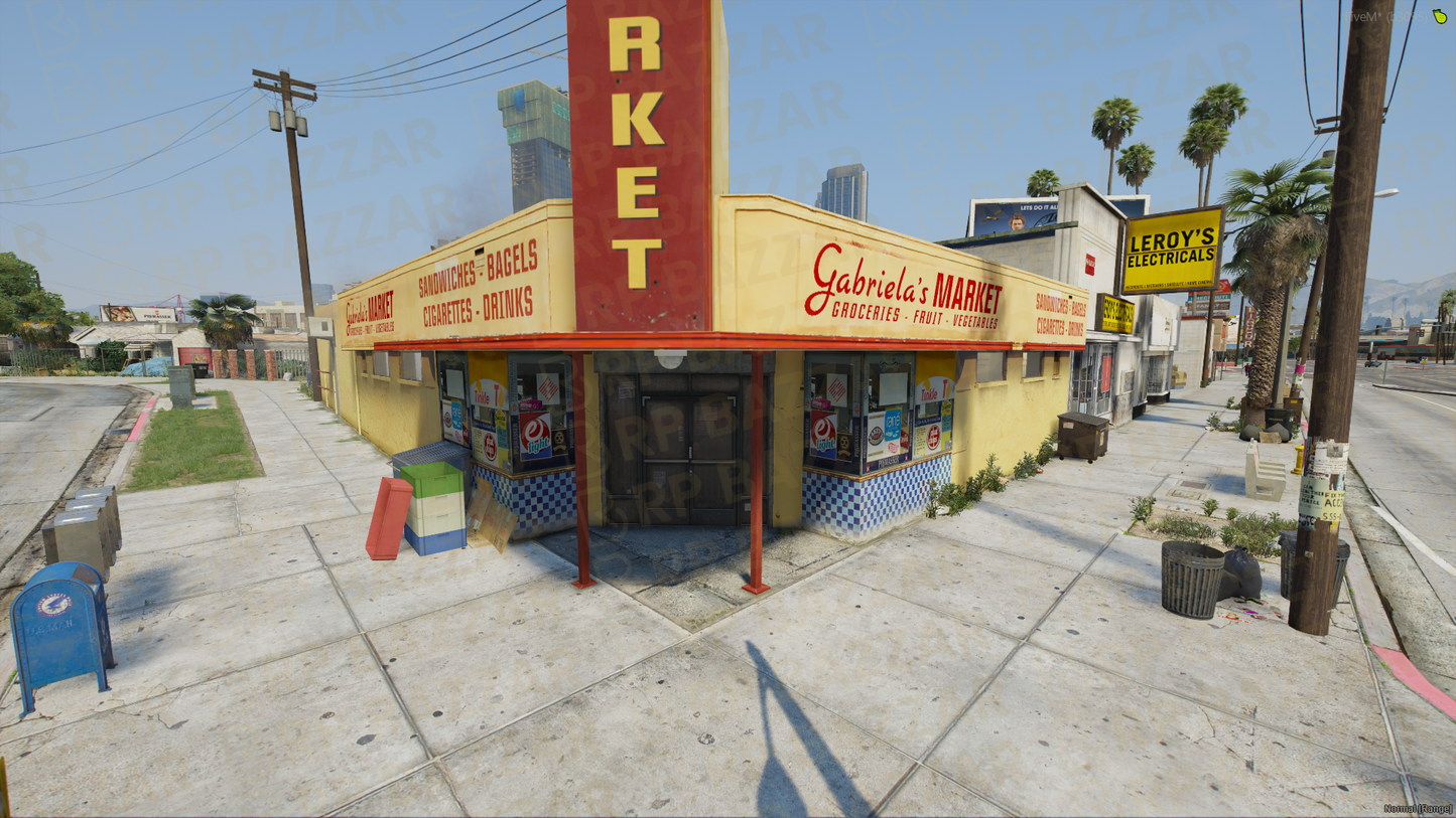 Neon 24-7 Store FiveM MLO — GTA RP Interior — ESX QB QBOX — RPBazzar
