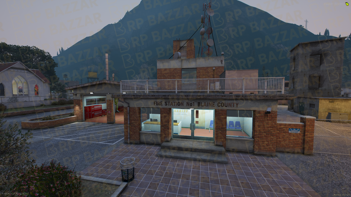 Rapid Fire Department FiveM MLO — GTA RP Interior — ESX QB QBOX — RPBazzar