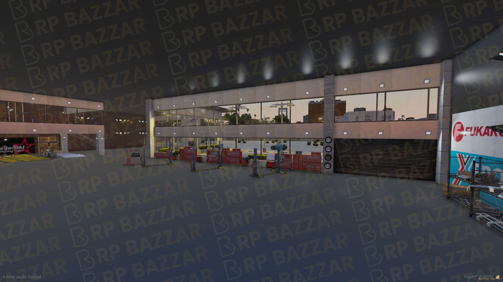 Metro Vehicle Shop FiveM MLO — GTA RP Interior — ESX QB QBOX — RPBazzar