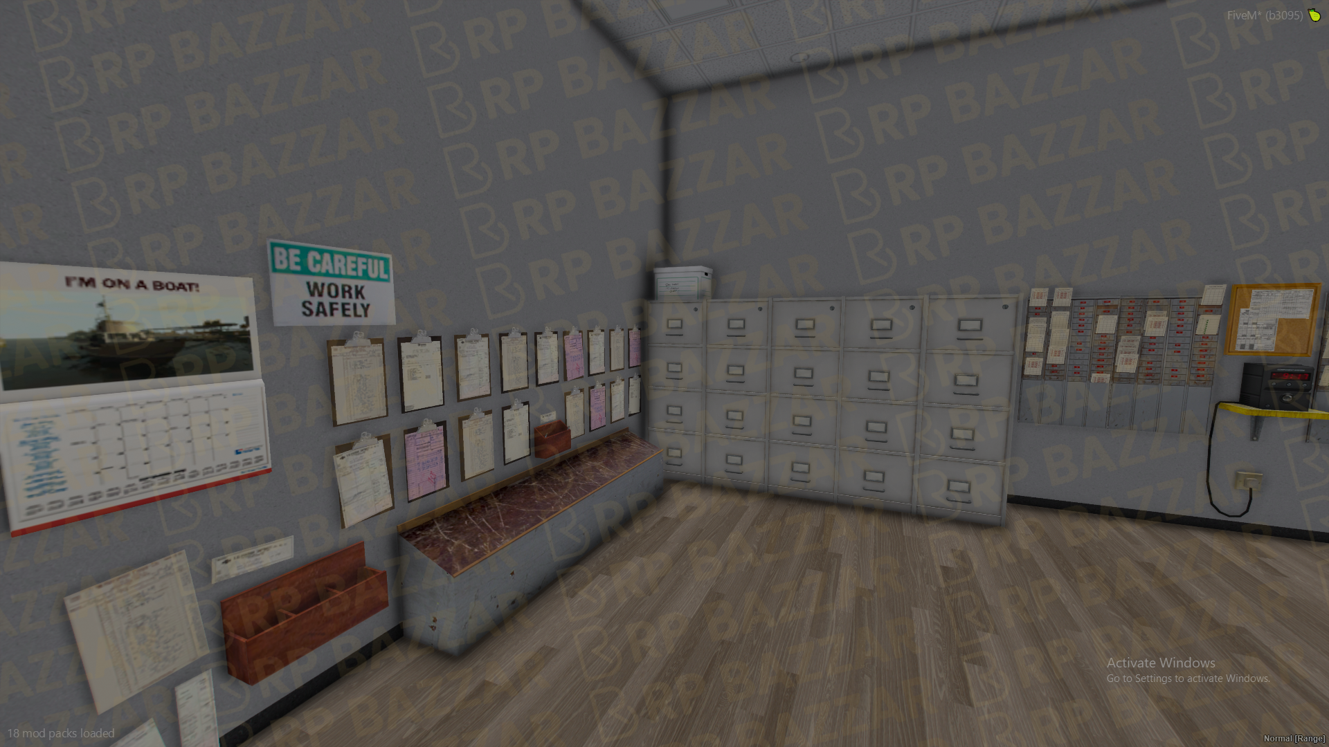 Rooftop Mechanic Shop FiveM MLO — GTA RP Interior — ESX QB QBOX — RPBazzar