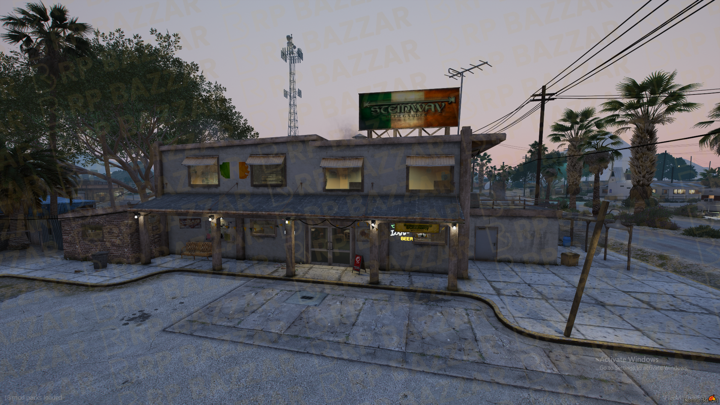 Gritty Bar FiveM MLO — GTA RP Interior — ESX QB QBOX — RPBazzar