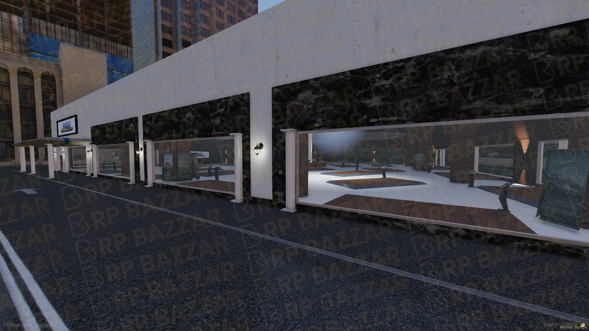 Sleek Vehicle Shop FiveM MLO — GTA RP Interior — ESX QB QBOX — RPBazzar