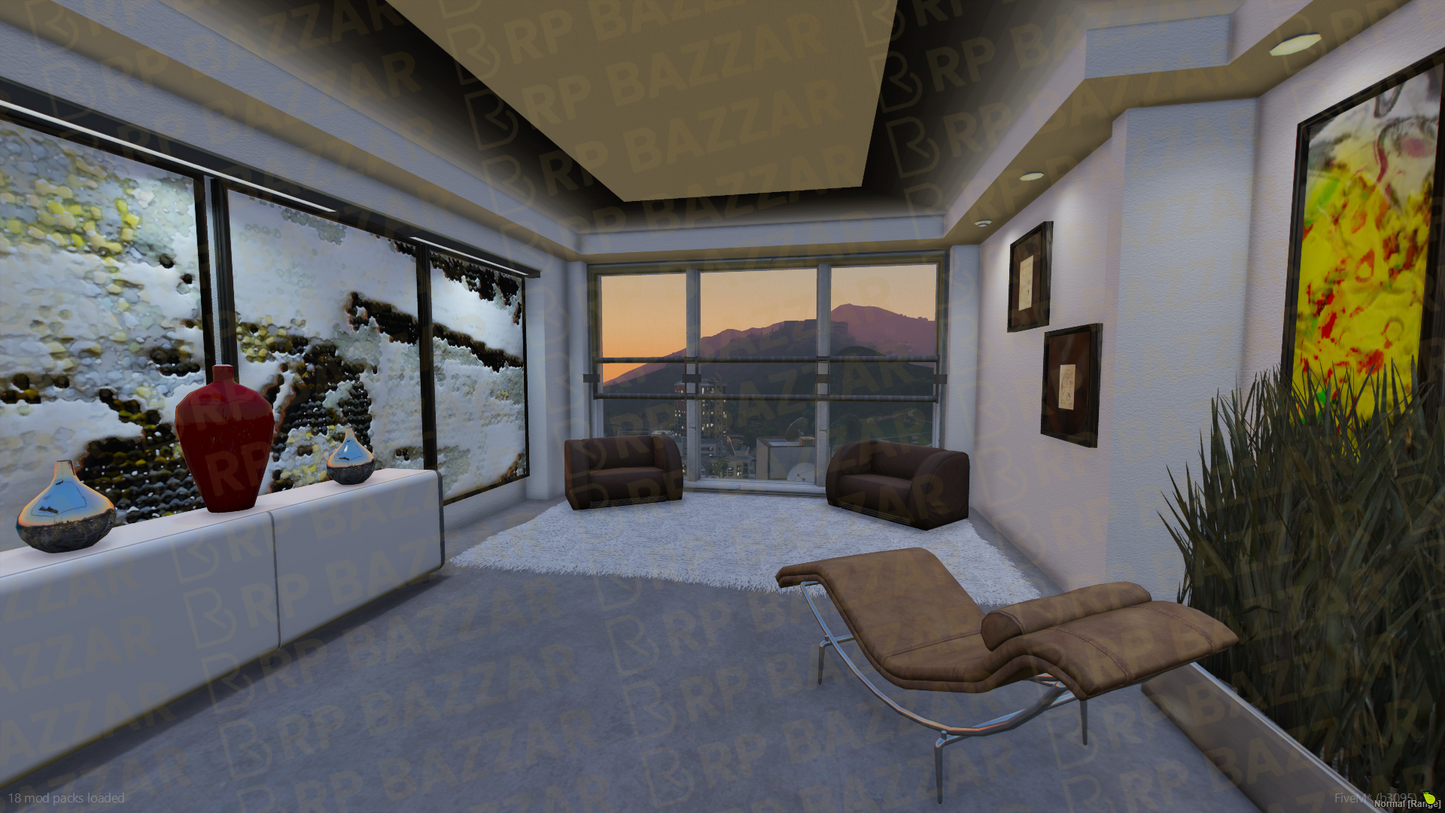 Urban Penthouse FiveM MLO — GTA RP Interior — ESX QB QBOX — RPBazzar