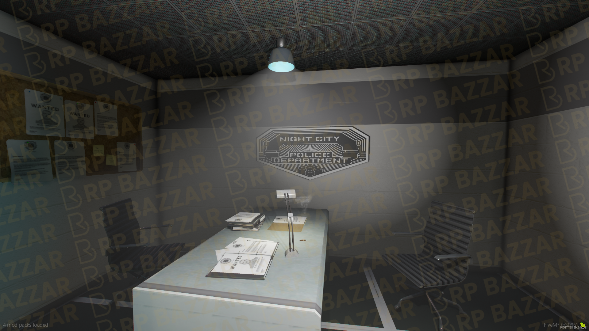 Uptown Police Station FiveM MLO — GTA RP Interior — ESX QB QBOX — RPBazzar