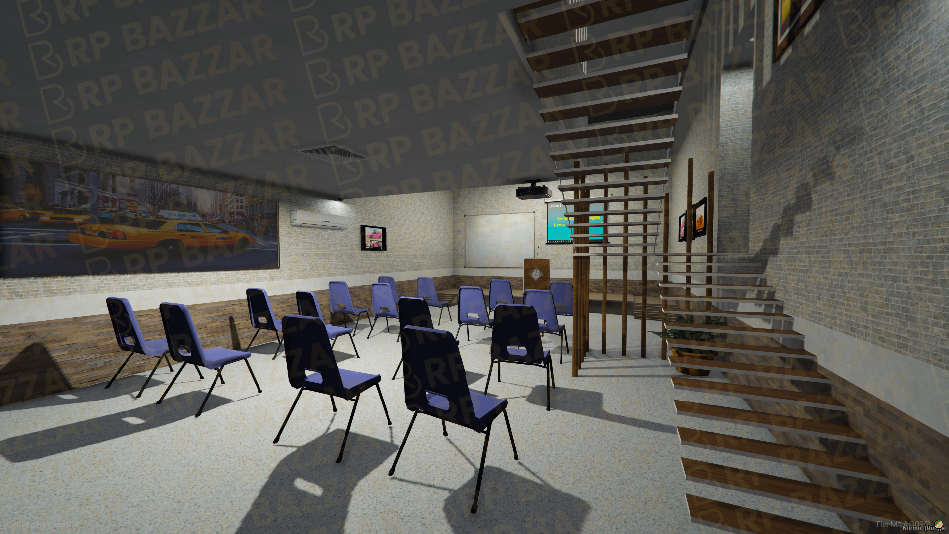 011.Taxi Depot FiveM MLO — rpbazzar