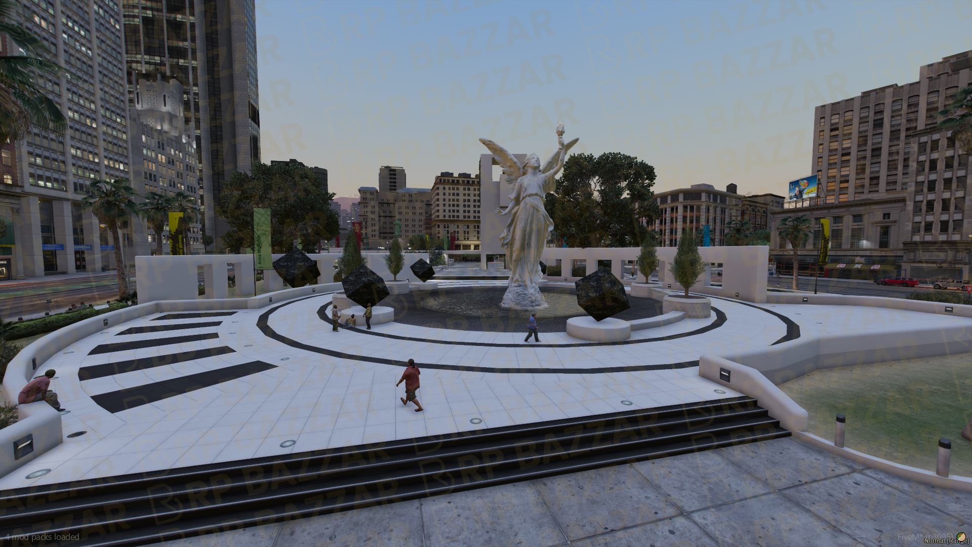 Central Legion Square FiveM MLO — GTA RP Interior — ESX QB QBOX — RPBazzar