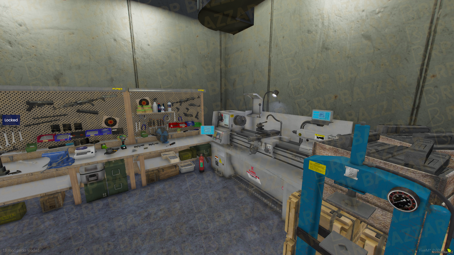 Corridor Drug Lab FiveM MLO — GTA RP Interior — ESX QB QBOX — RPBazzar