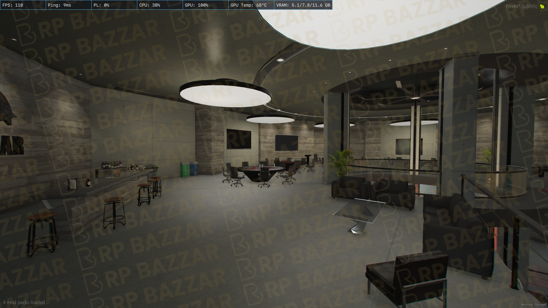 Skyline Office FiveM MLO — GTA RP Interior — ESX QB QBOX — RPBazzar