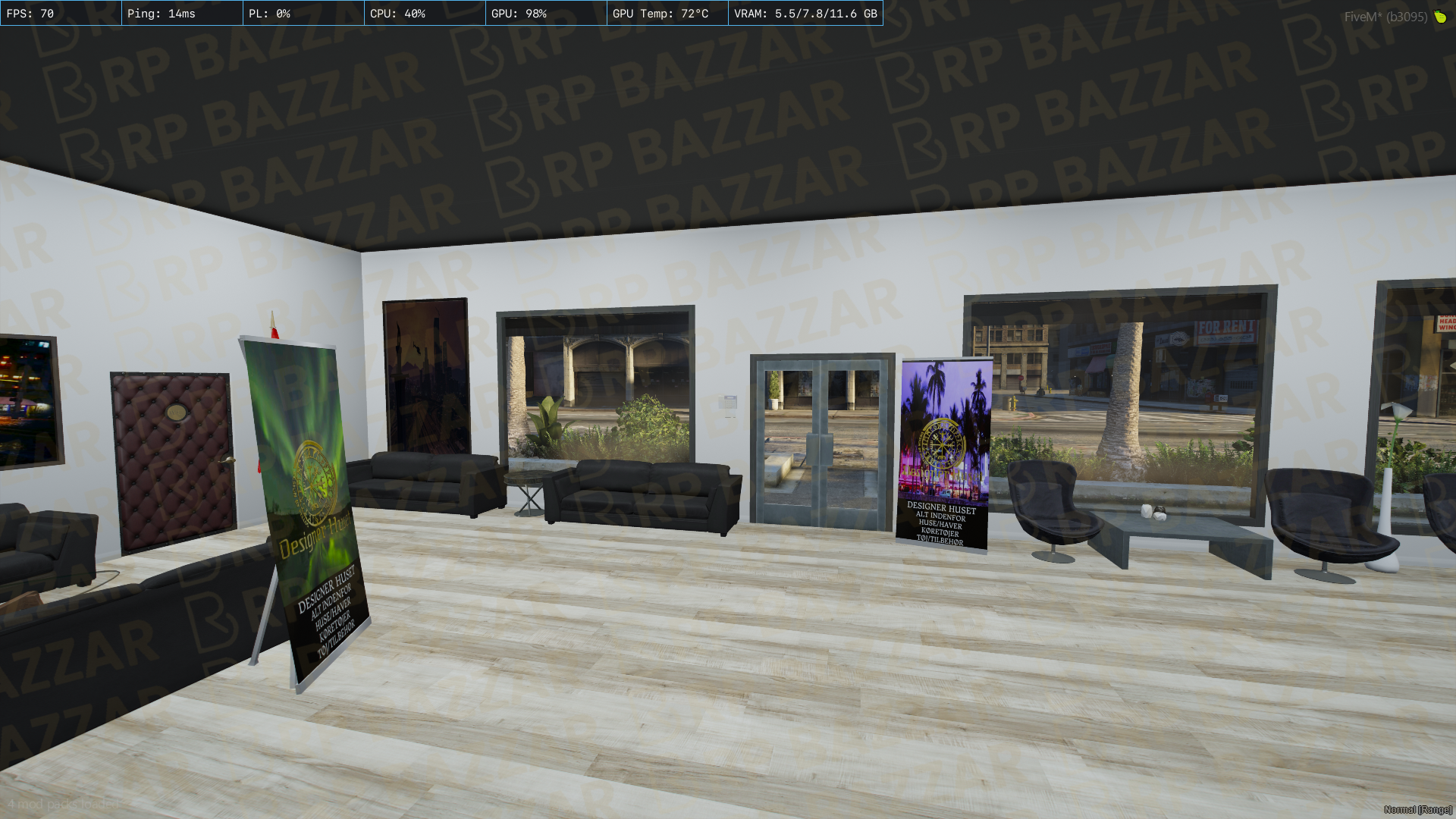 Industrial Office FiveM MLO — GTA RP Interior — ESX QB QBOX — RPBazzar
