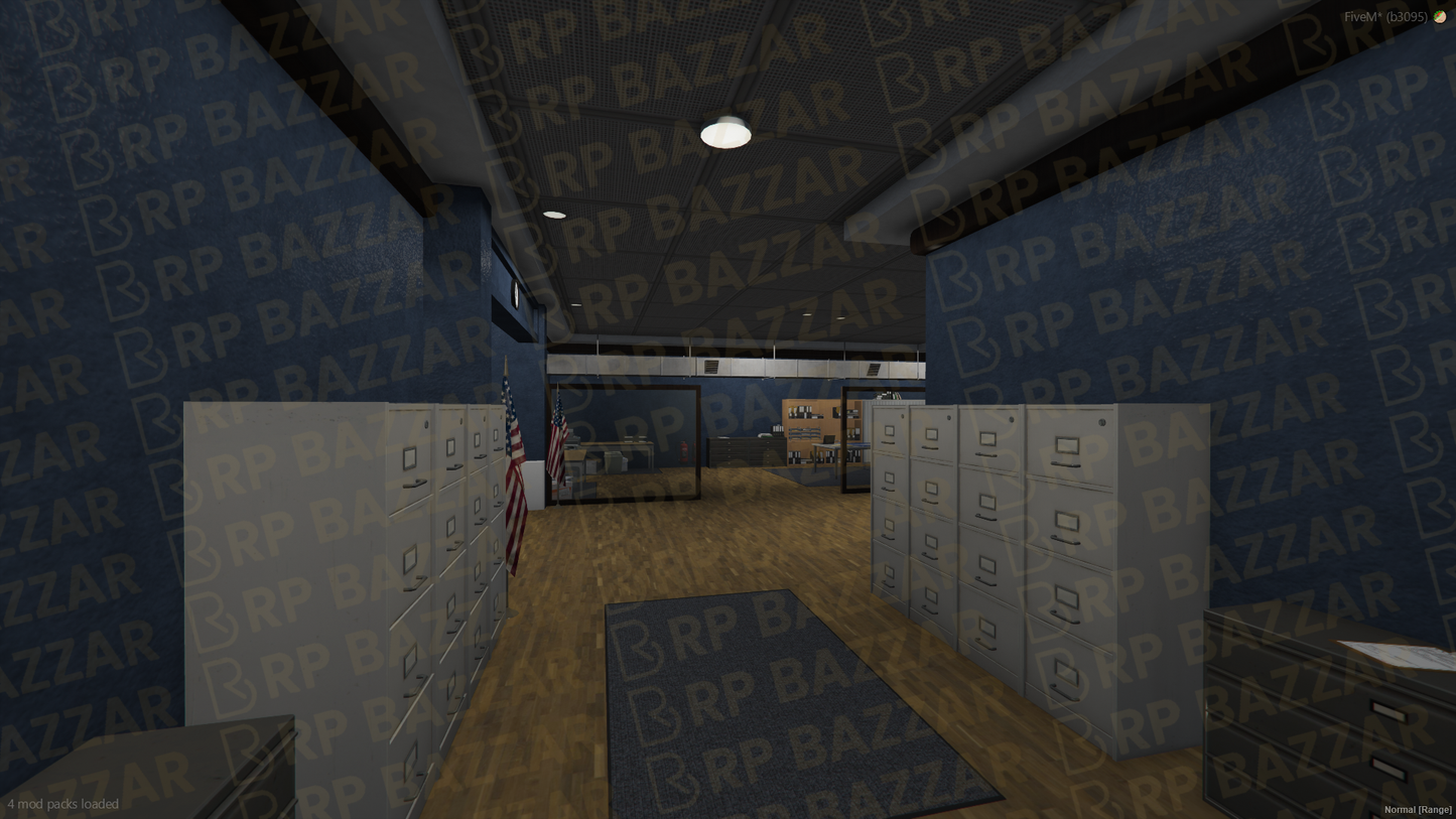 Urban Police Station FiveM MLO — GTA RP Interior — ESX QB QBOX — RPBazzar