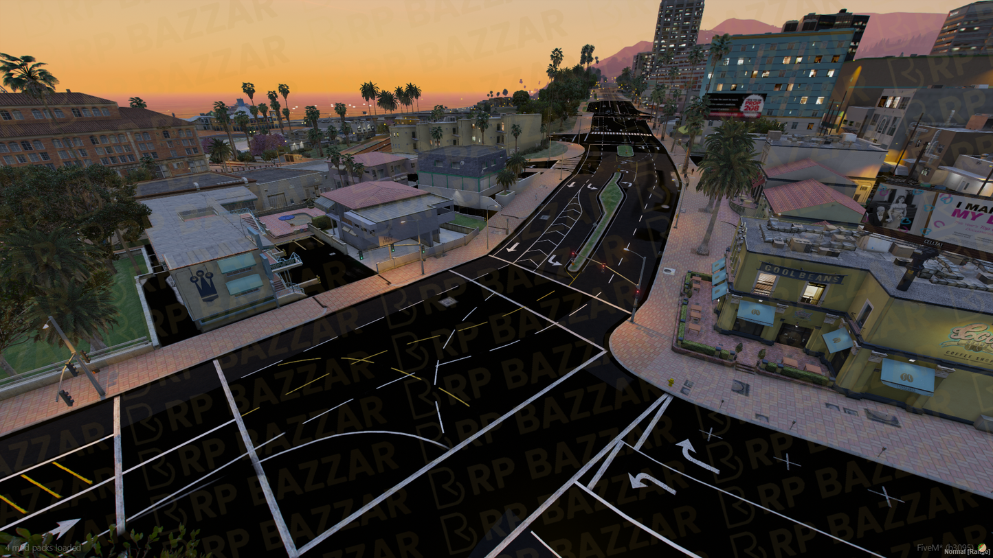 Highway Road FiveM MLO — GTA RP Road Map — ESX QB QBOX — RPBazzar