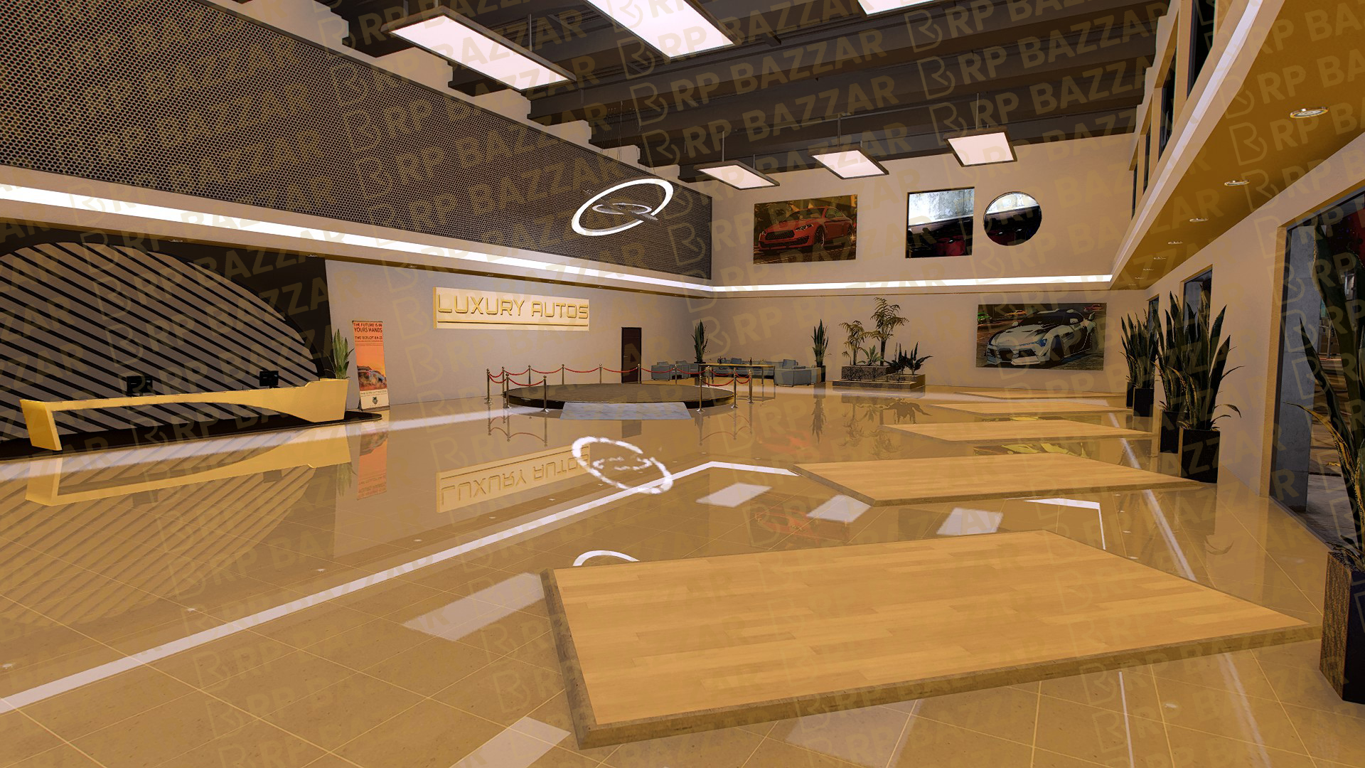 Urban Vehicle Shop FiveM MLO — GTA RP Interior — ESX QB QBOX — RPBazzar