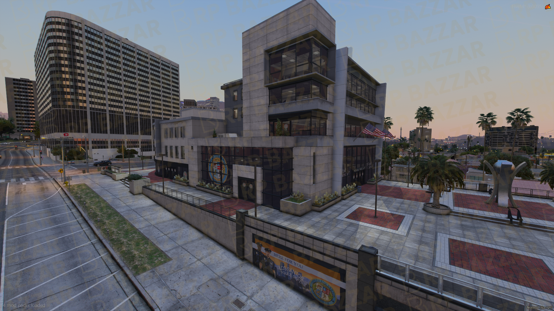 Heritage Legion Square FiveM MLO — GTA RP Interior — ESX QB QBOX — RPBazzar