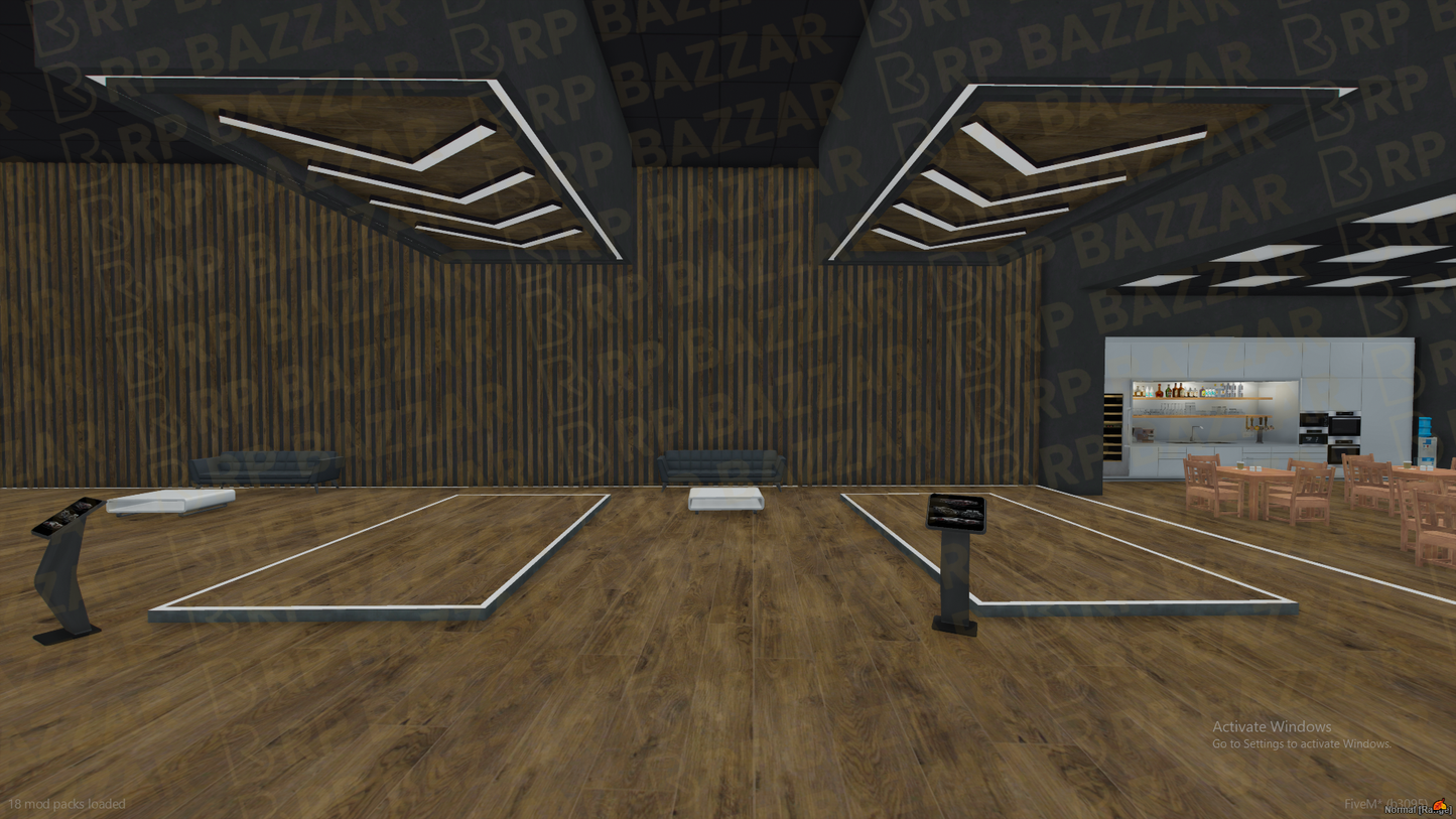 Modern Mechanic Shop FiveM MLO — GTA RP Interior — ESX QB QBOX — RPBazzar