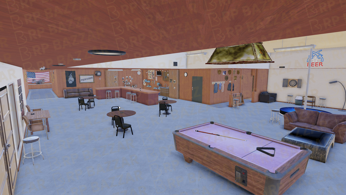 Lore-Friendly Gang Bar FiveM MLO — GTA RP Interior — ESX QB QBOX — RPBazzar