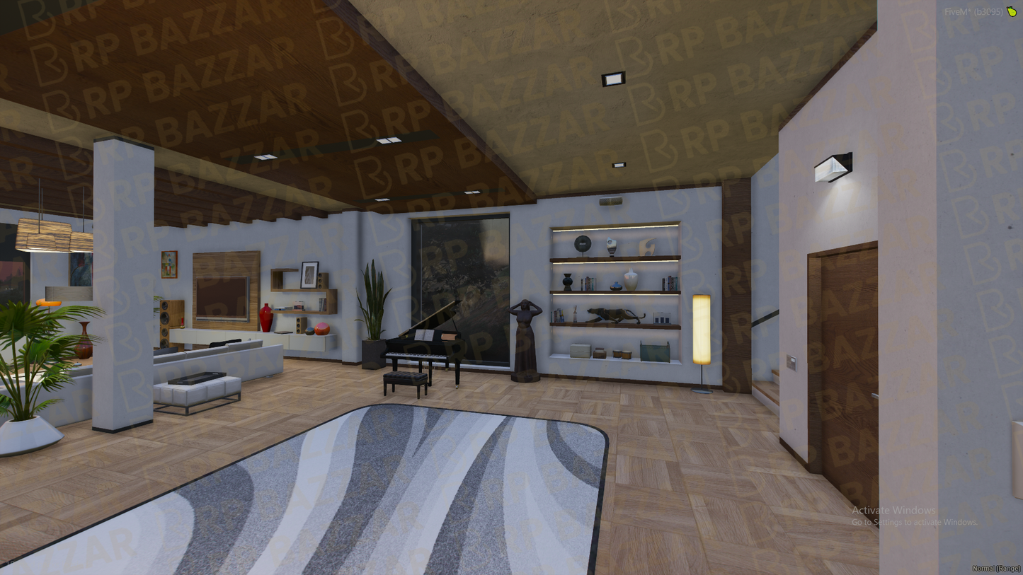 Cliffside House FiveM MLO — GTA RP Interior — ESX QB QBOX — RPBazzar