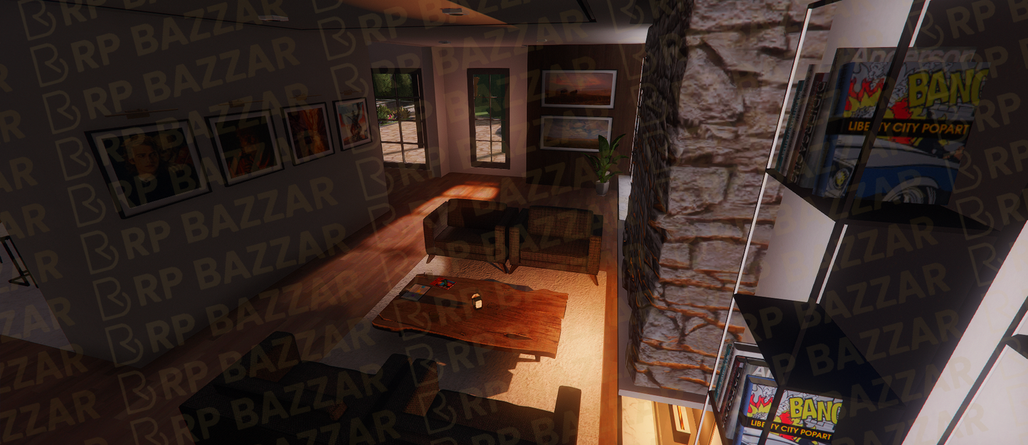 Immersive Gang Base FiveM MLO — GTA RP Interior — ESX QB QBOX — RPBazzar