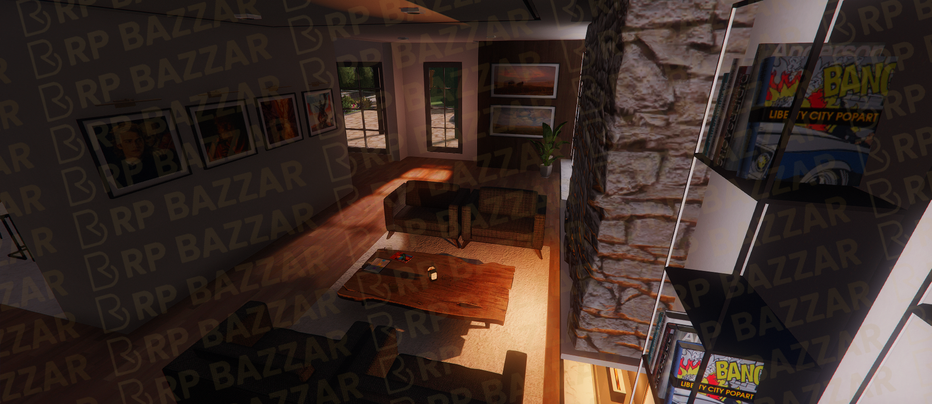 Immersive Gang Base FiveM MLO — GTA RP Interior — ESX QB QBOX — RPBazzar
