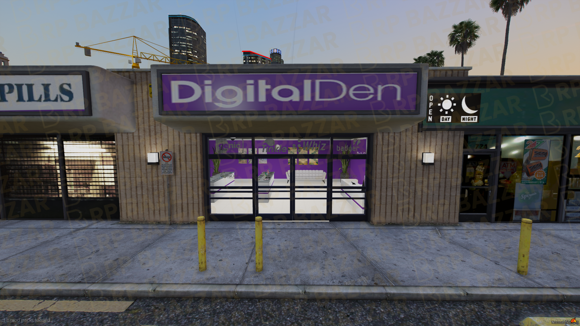 Power Electronic Store FiveM MLO — GTA RP Interior — ESX QB QBOX — RPBazzar