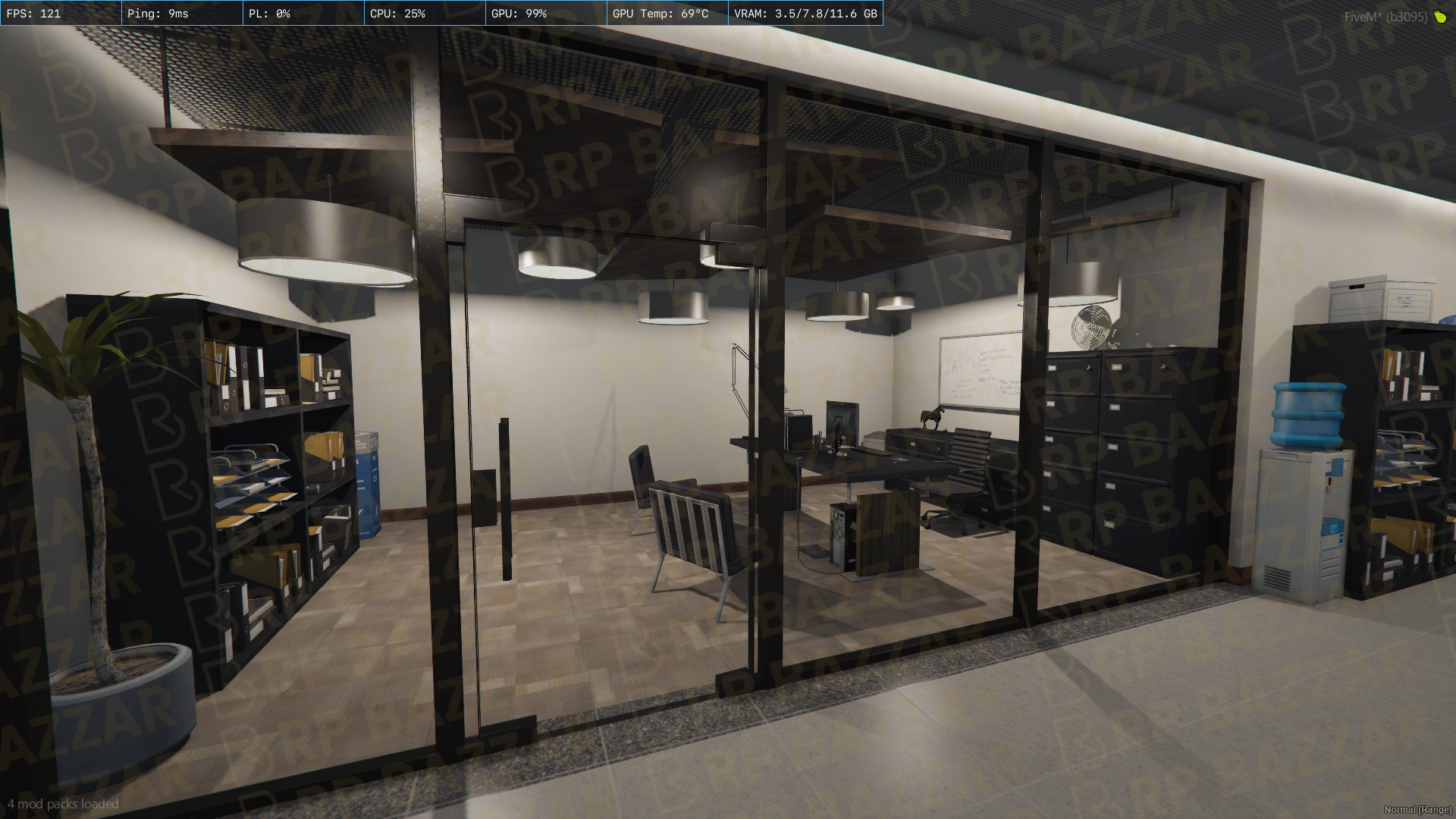 Sleek Office FiveM MLO — GTA RP Interior — ESX QB QBOX — RPBazzar