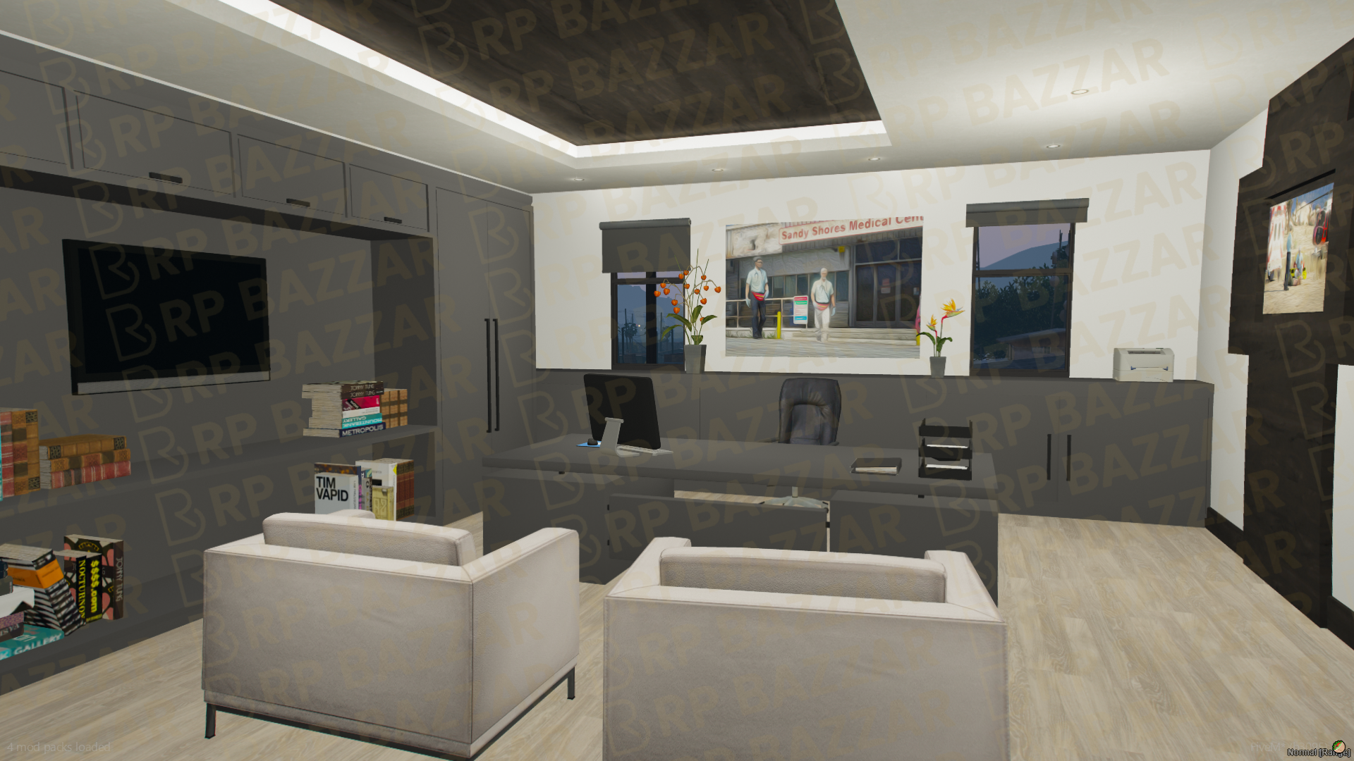 Frontline Police Station FiveM MLO — GTA RP Interior — ESX QB QBOX — RPBazzar