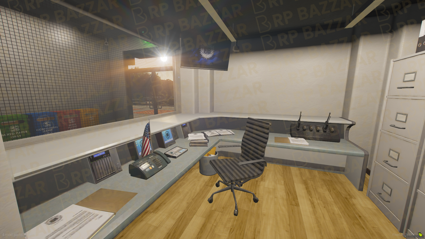 Urban Police Station FiveM MLO — GTA RP Interior — ESX QB QBOX — RPBazzar