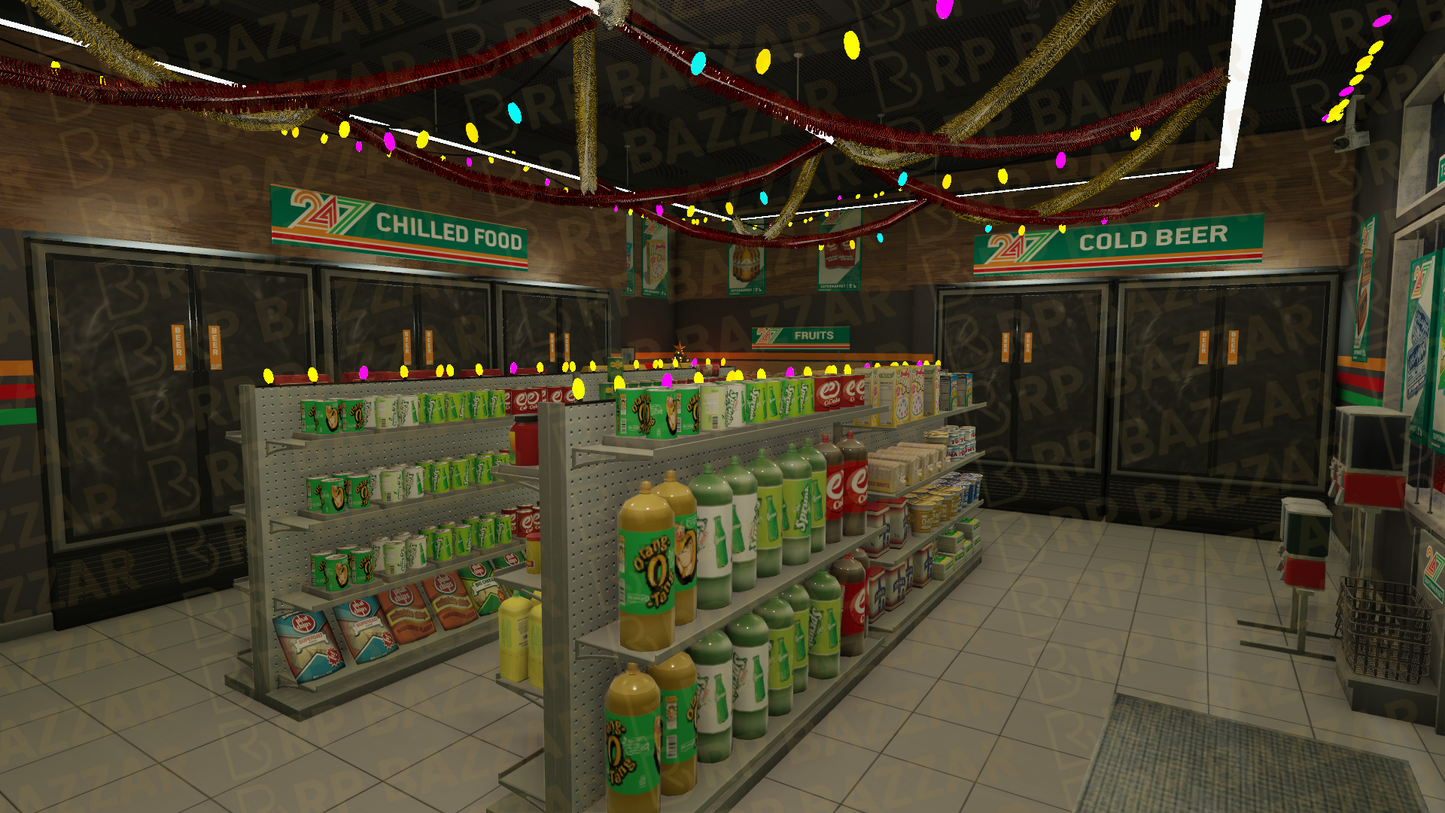 Midnight 24-7 Store FiveM MLO — GTA RP Interior — ESX QB QBOX — RPBazzar