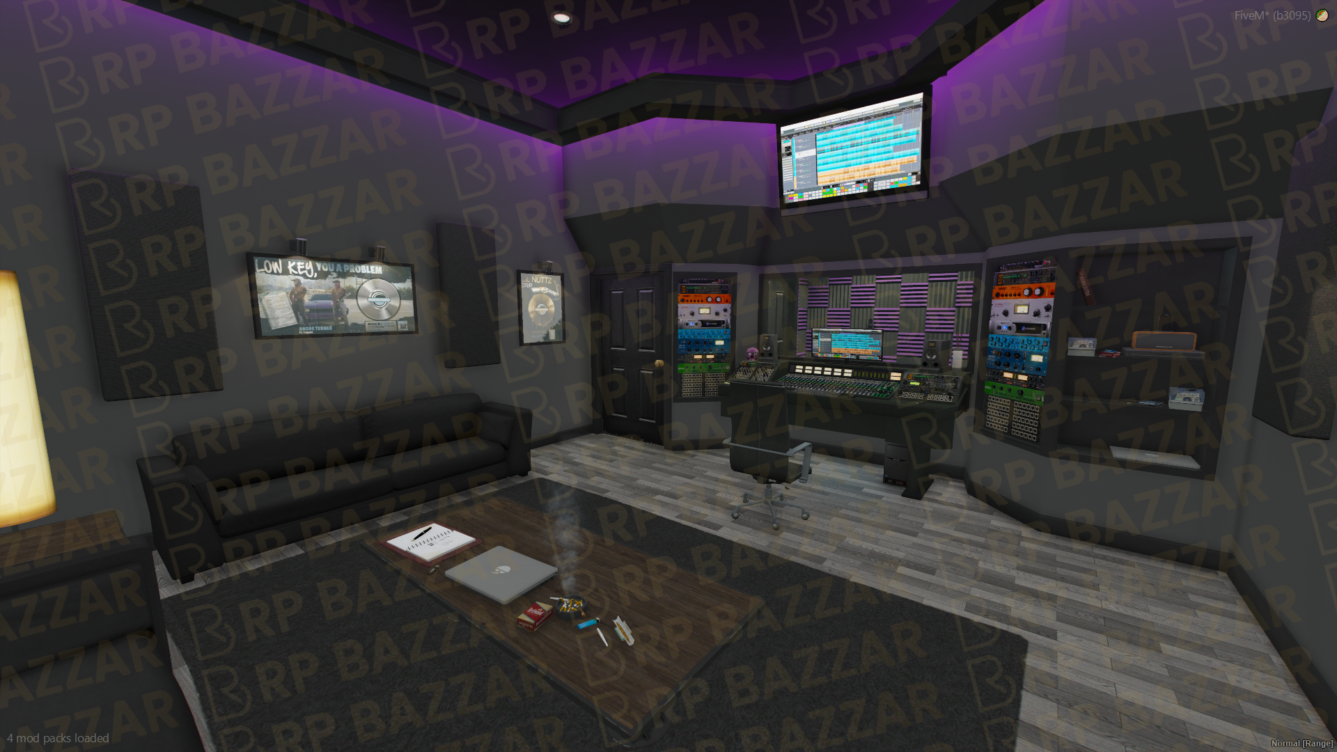 Modern Recording Studio FiveM MLO — GTA RP Interior — ESX QB QBOX — RPBazzar