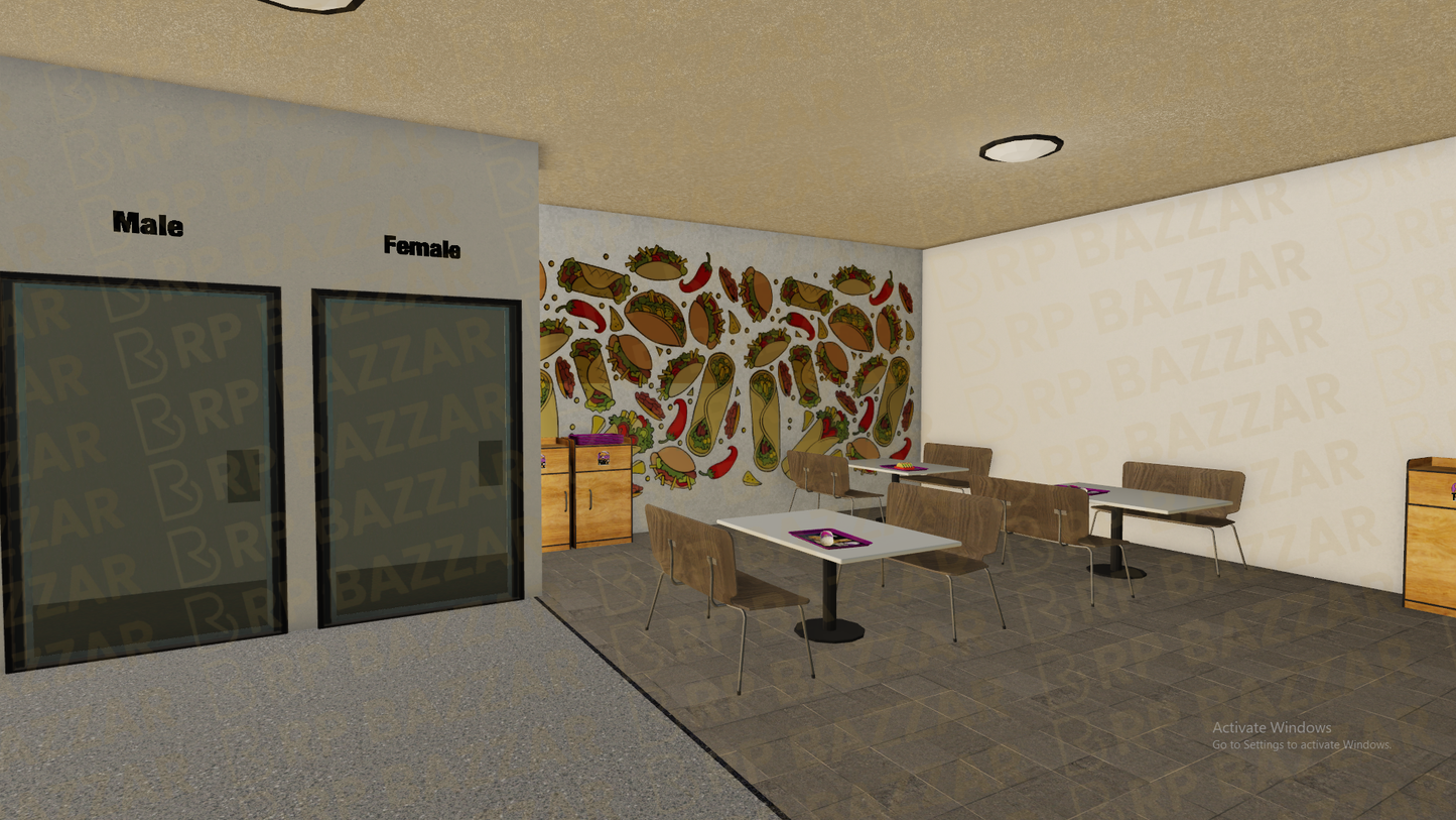 Industrial Kitchen FiveM MLO — GTA RP Interior — ESX QB QBOX — RPBazzar