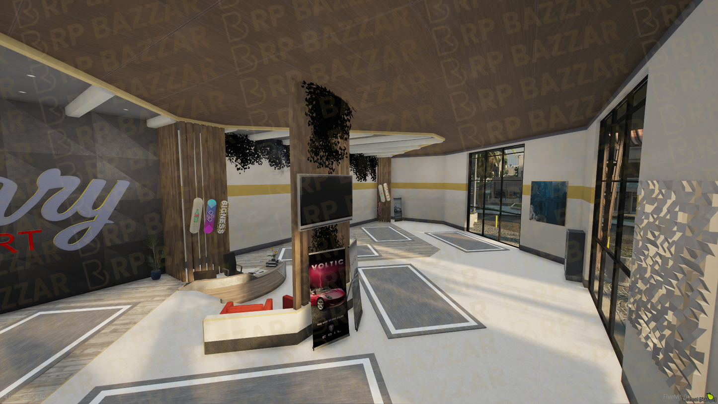 Stealth Vehicle Shop FiveM MLO — GTA RP Interior — ESX QB QBOX — RPBazzar