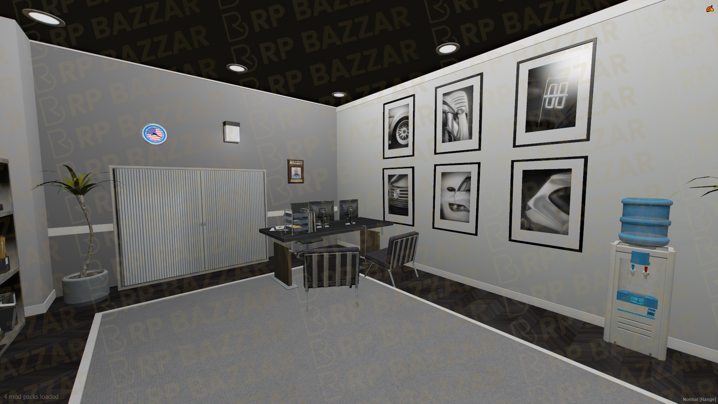 Polished Vehicle Shop FiveM MLO — GTA RP Interior — ESX QB QBOX — RPBazzar