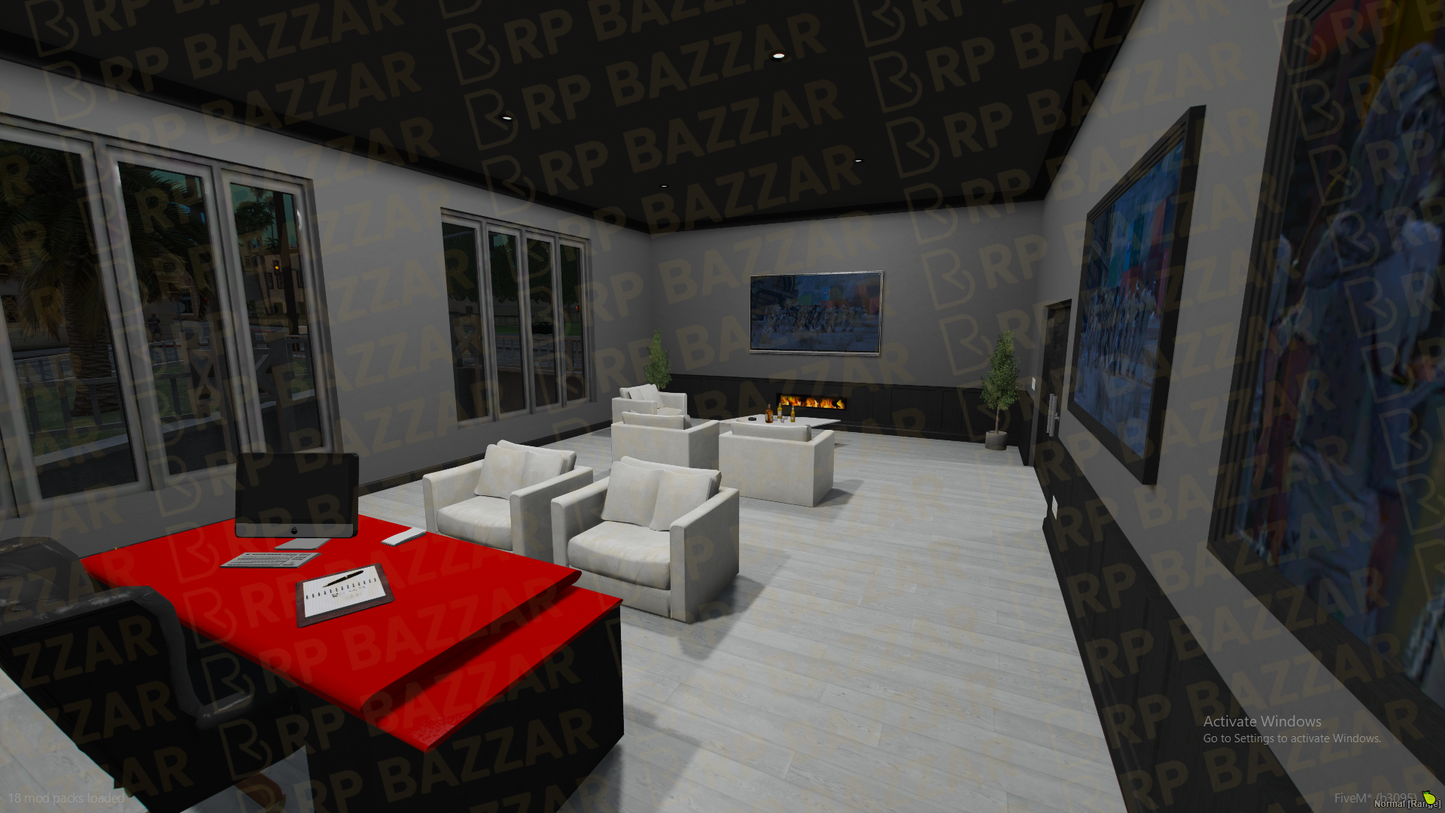 Beautiful Gang Mansion FiveM MLO — GTA RP Interior — ESX QB QBOX — RPBazzar