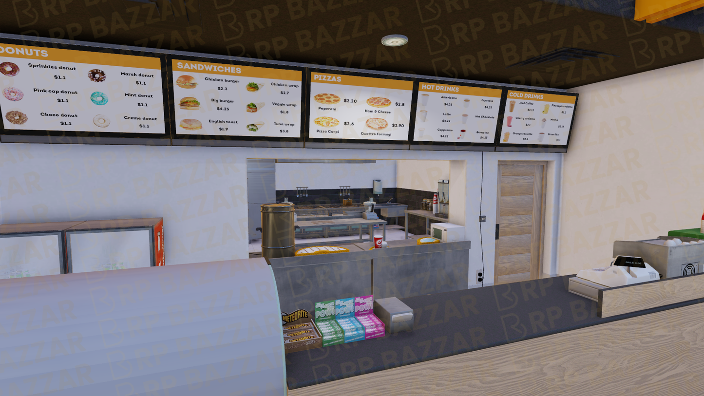 Classic Restaurant FiveM MLO — GTA RP Interior — ESX QB QBOX — RPBazzar