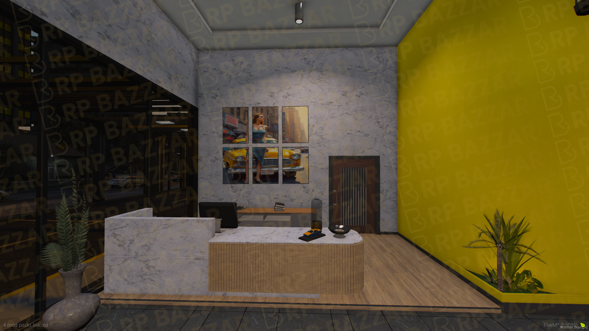 Downtown Taxi Depot FiveM MLO — GTA RP Interior — ESX QB QBOX — RPBazzar