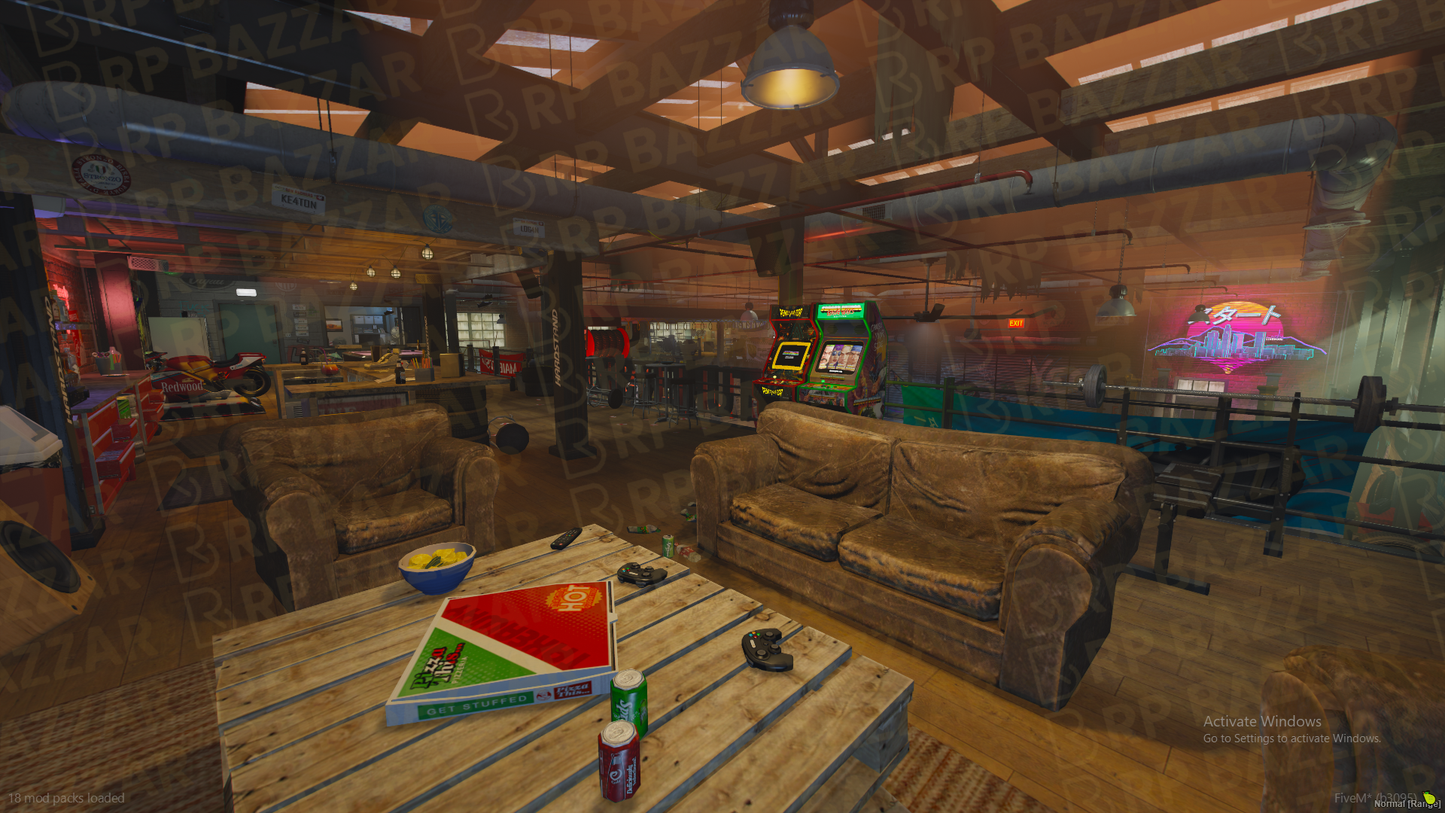 Hip Mechanic Shop FiveM MLO — GTA RP Interior — ESX QB QBOX — RPBazzar