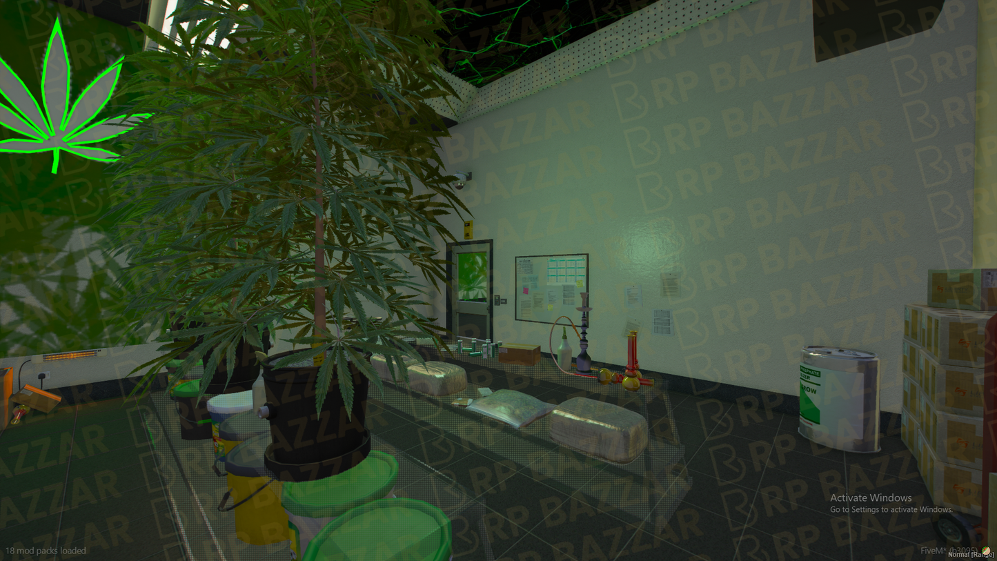 Classic Weed Store FiveM MLO — GTA RP Interior — ESX QB QBOX — RPBazzar
