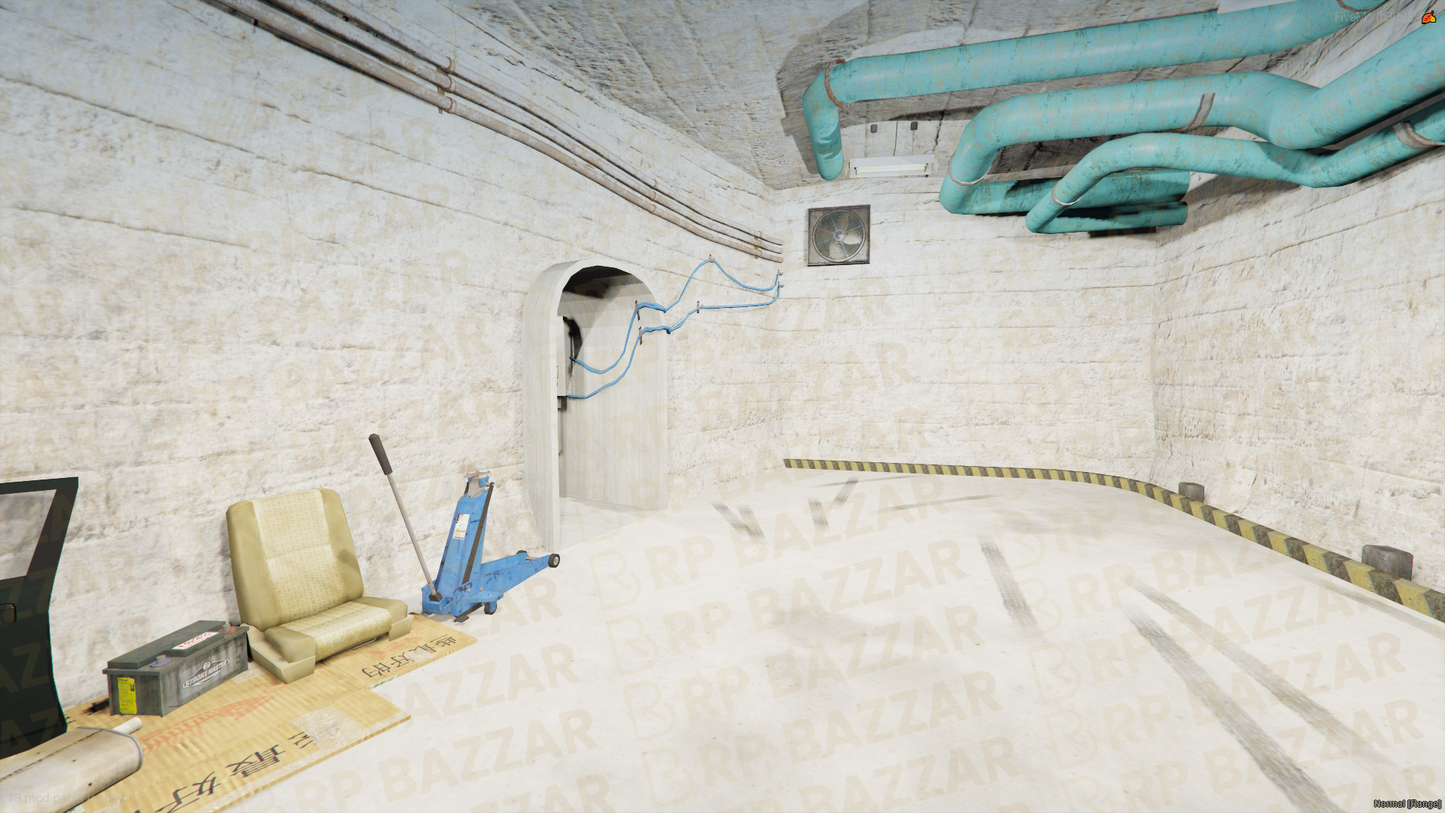 Buried Secret Place FiveM MLO — GTA RP Interior — ESX QB QBOX — RPBazzar