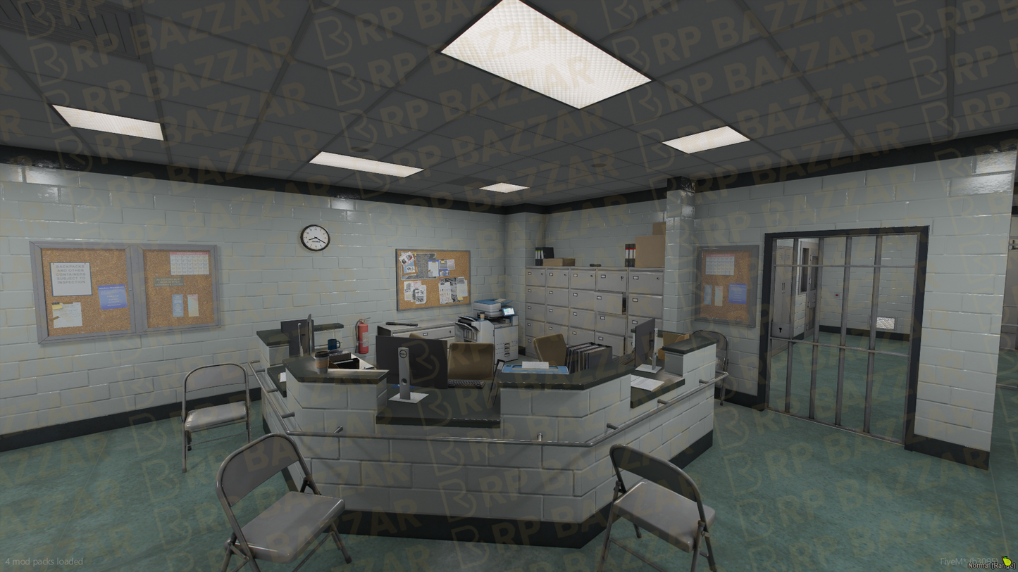 Border Police Station FiveM MLO — GTA RP Interior — ESX QB QBOX — RPBazzar