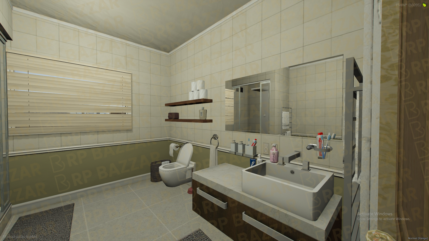 Rugged House FiveM MLO — GTA RP Interior — ESX QB QBOX — RPBazzar