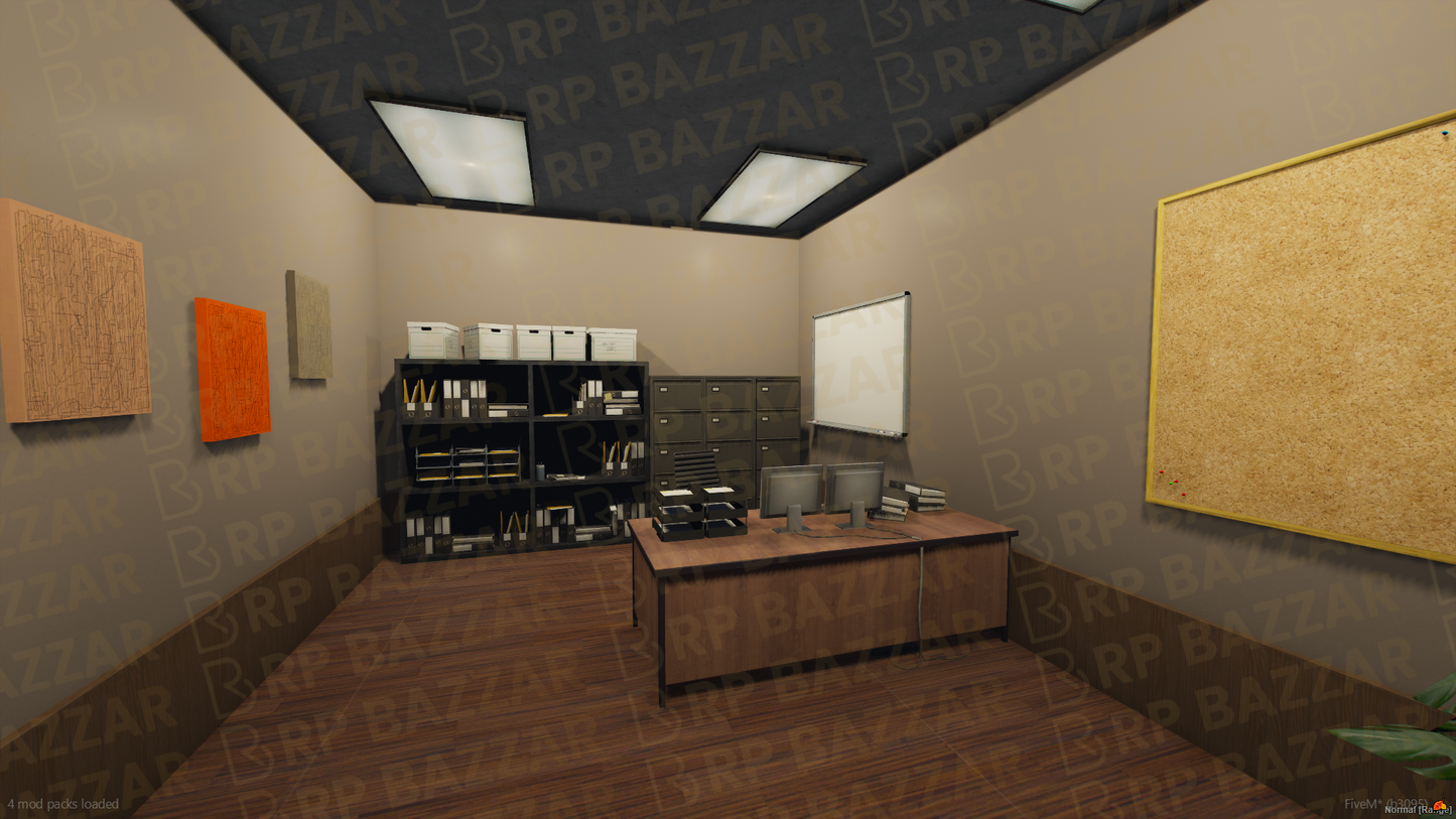 Metro Police Station FiveM MLO — GTA RP Interior — ESX QB QBOX — RPBazzar