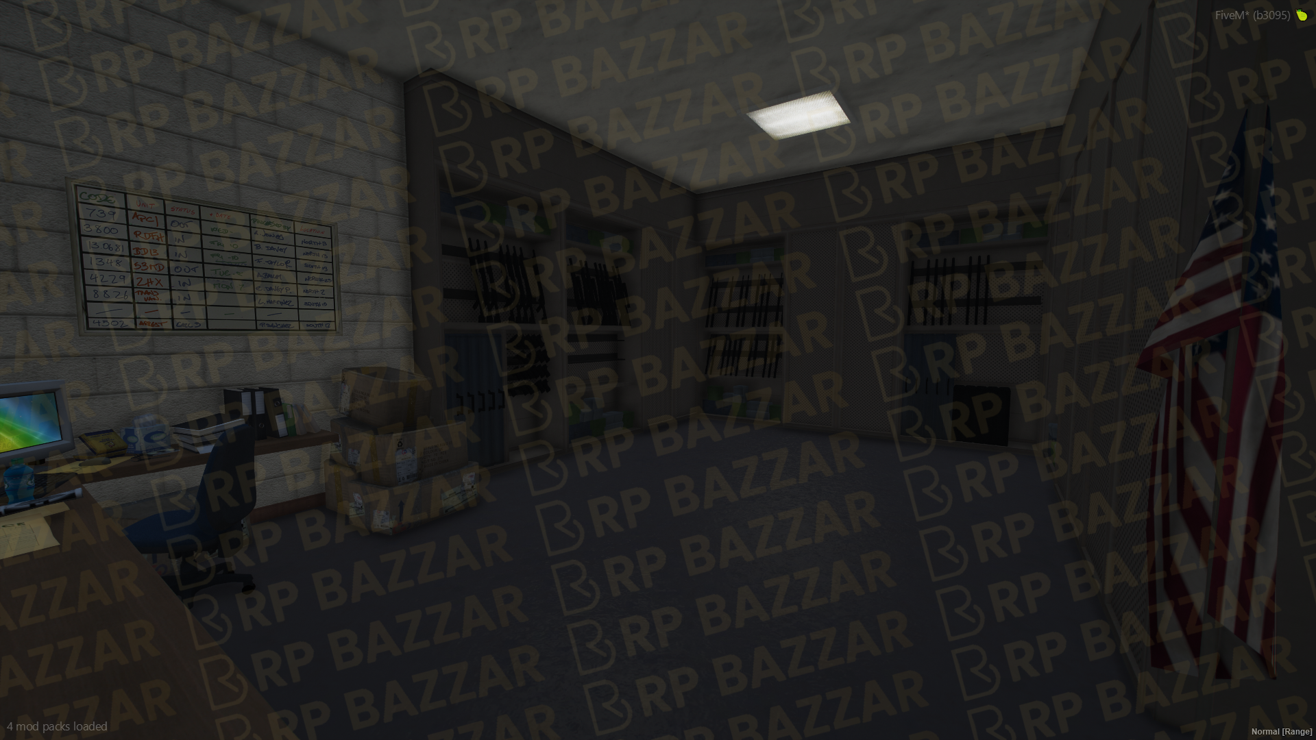 Vanguard Police Station FiveM MLO — GTA RP Interior — ESX QB QBOX — RPBazzar