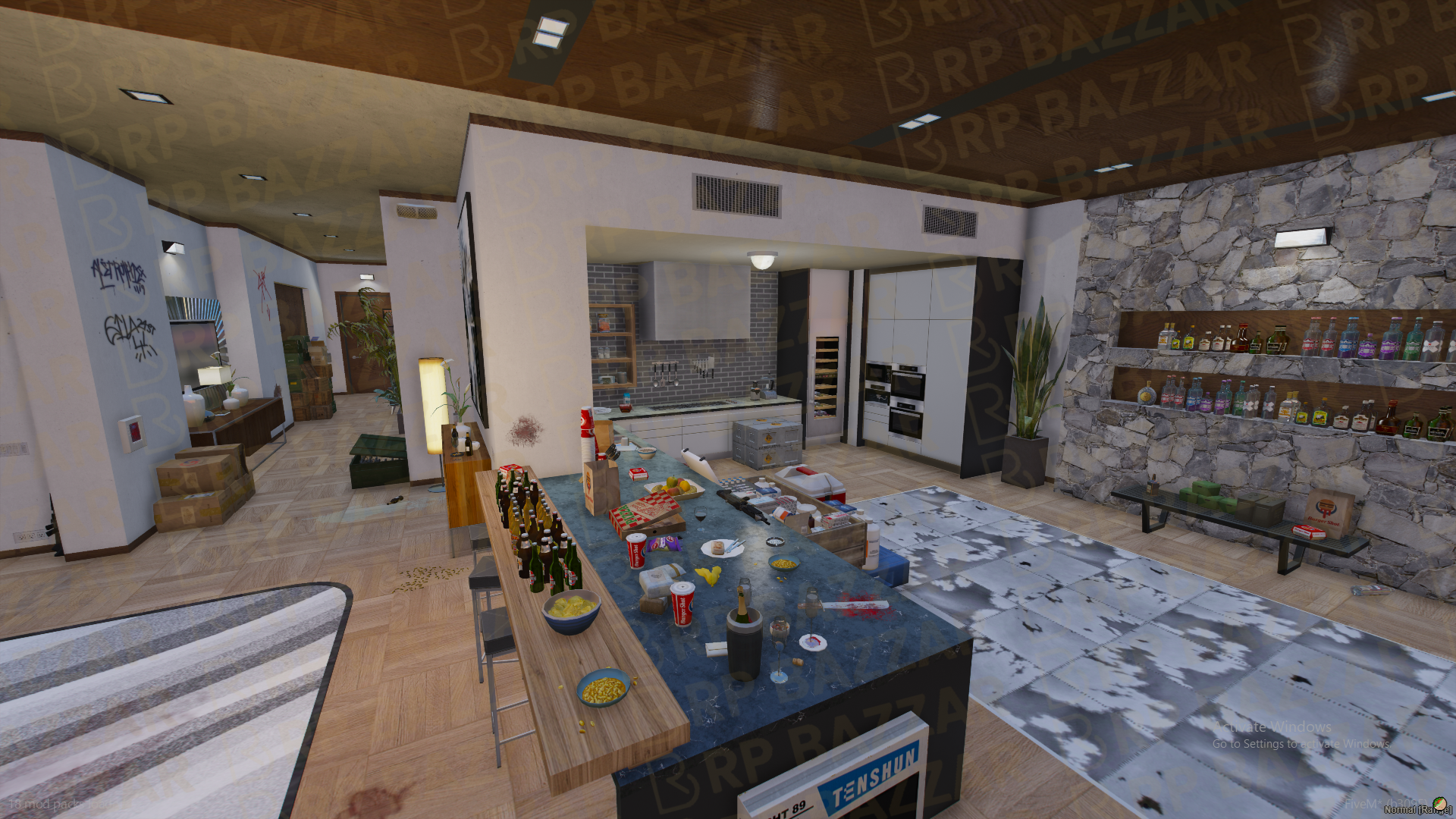 Biker House FiveM MLO — GTA RP Interior — ESX QB QBOX — RPBazzar