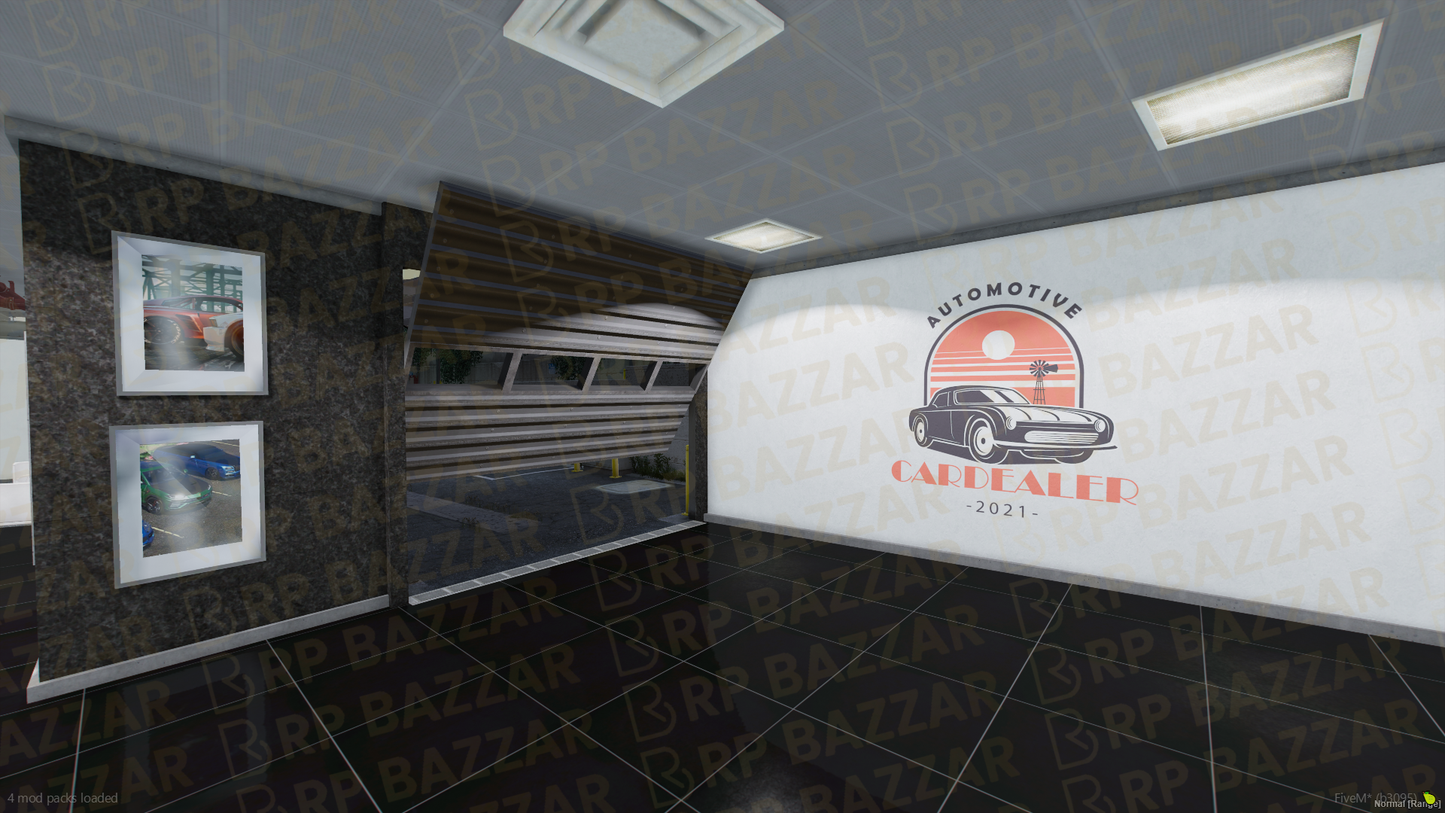 Deluxe Vehicle Shop FiveM MLO — GTA RP Interior — ESX QB QBOX — RPBazzar