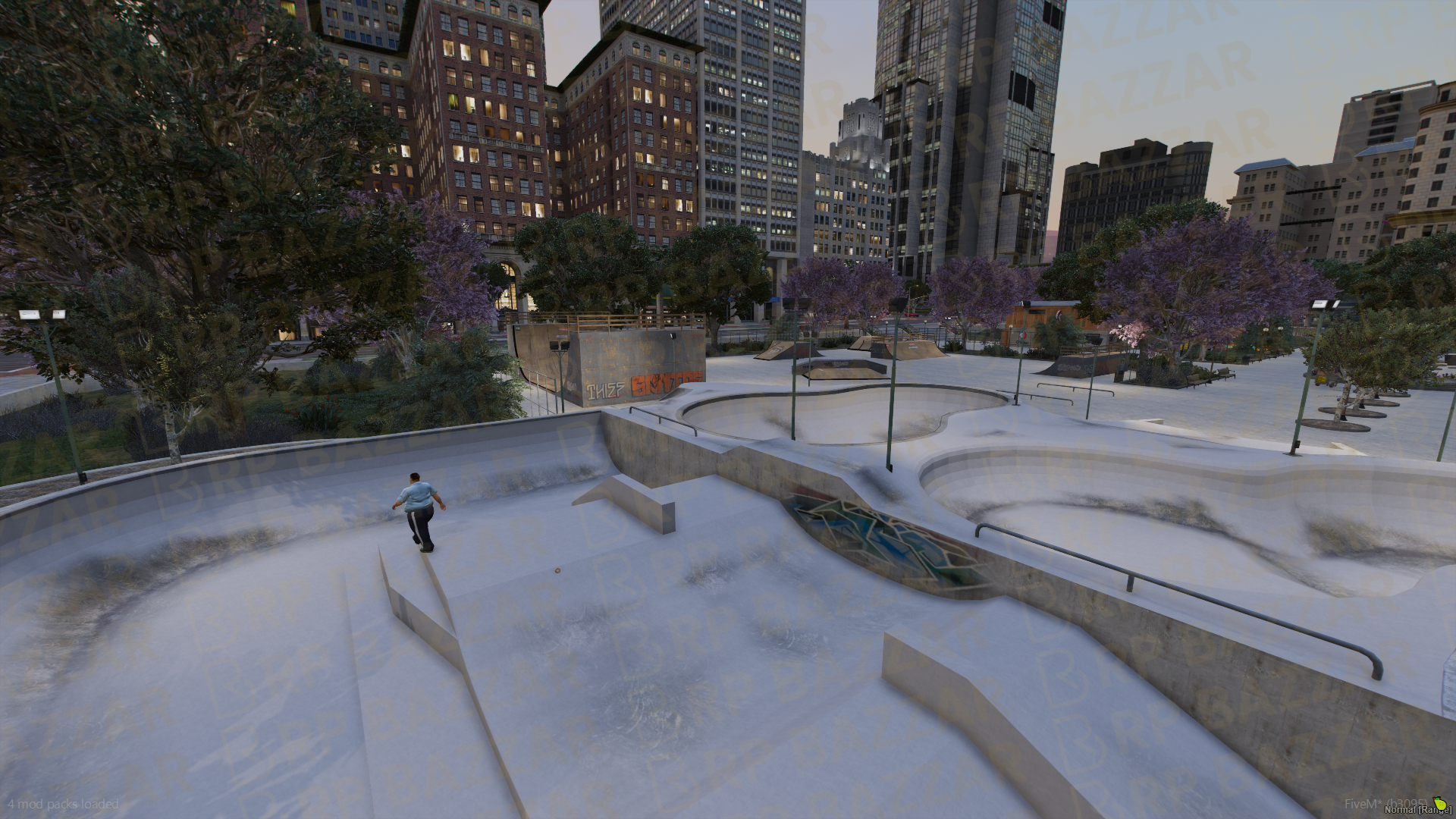 Downtown Legion Square FiveM MLO — GTA RP Interior — ESX QB QBOX — RPBazzar