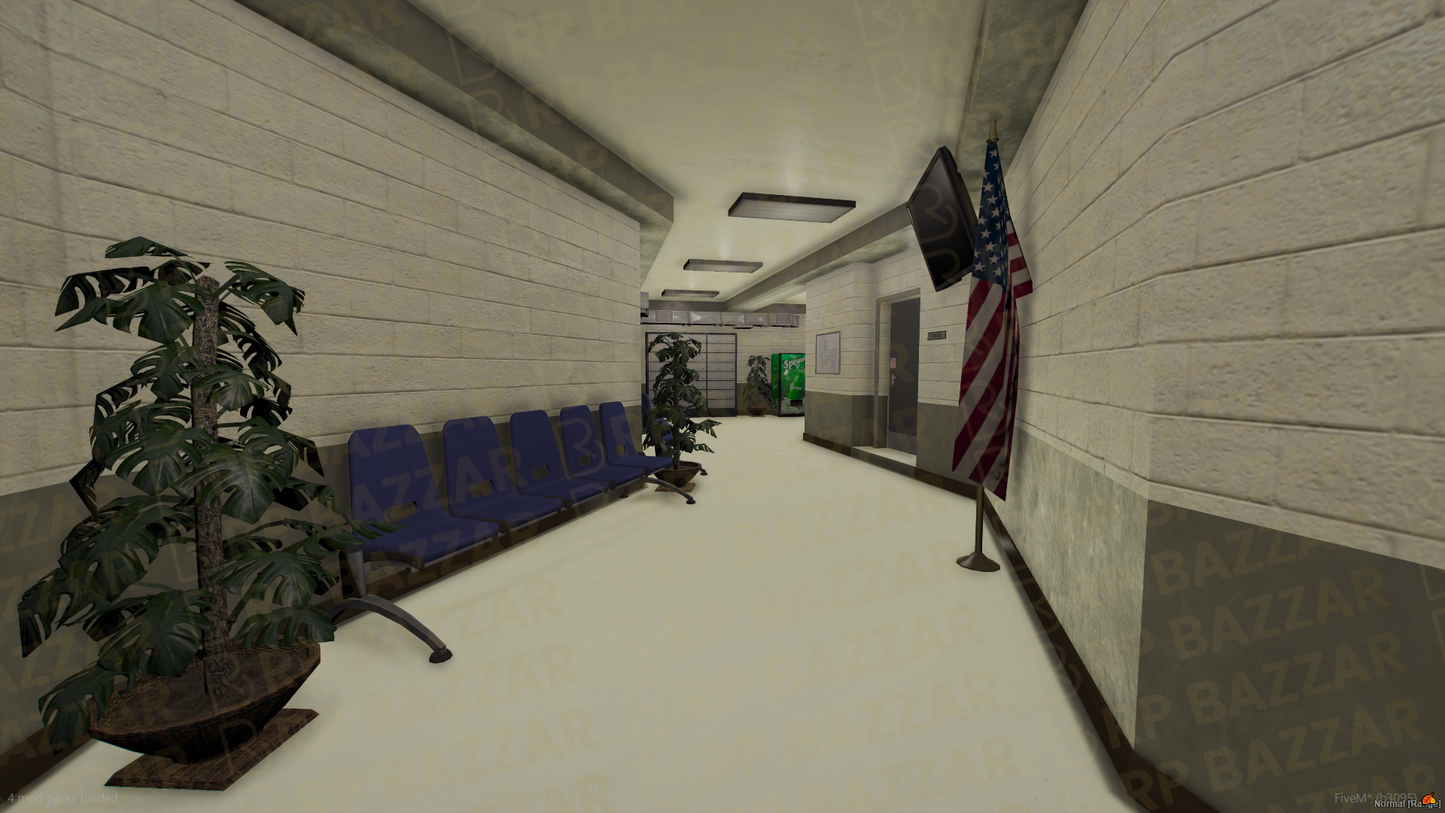 Guardian Police Station FiveM MLO — GTA RP Interior — ESX QB QBOX — RPBazzar