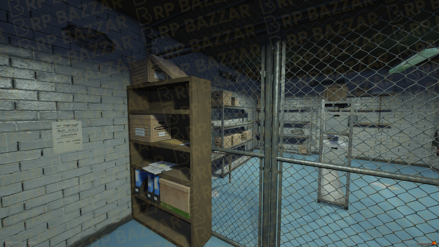 Desert Police Station FiveM MLO — GTA RP Interior — ESX QB QBOX — RPBazzar