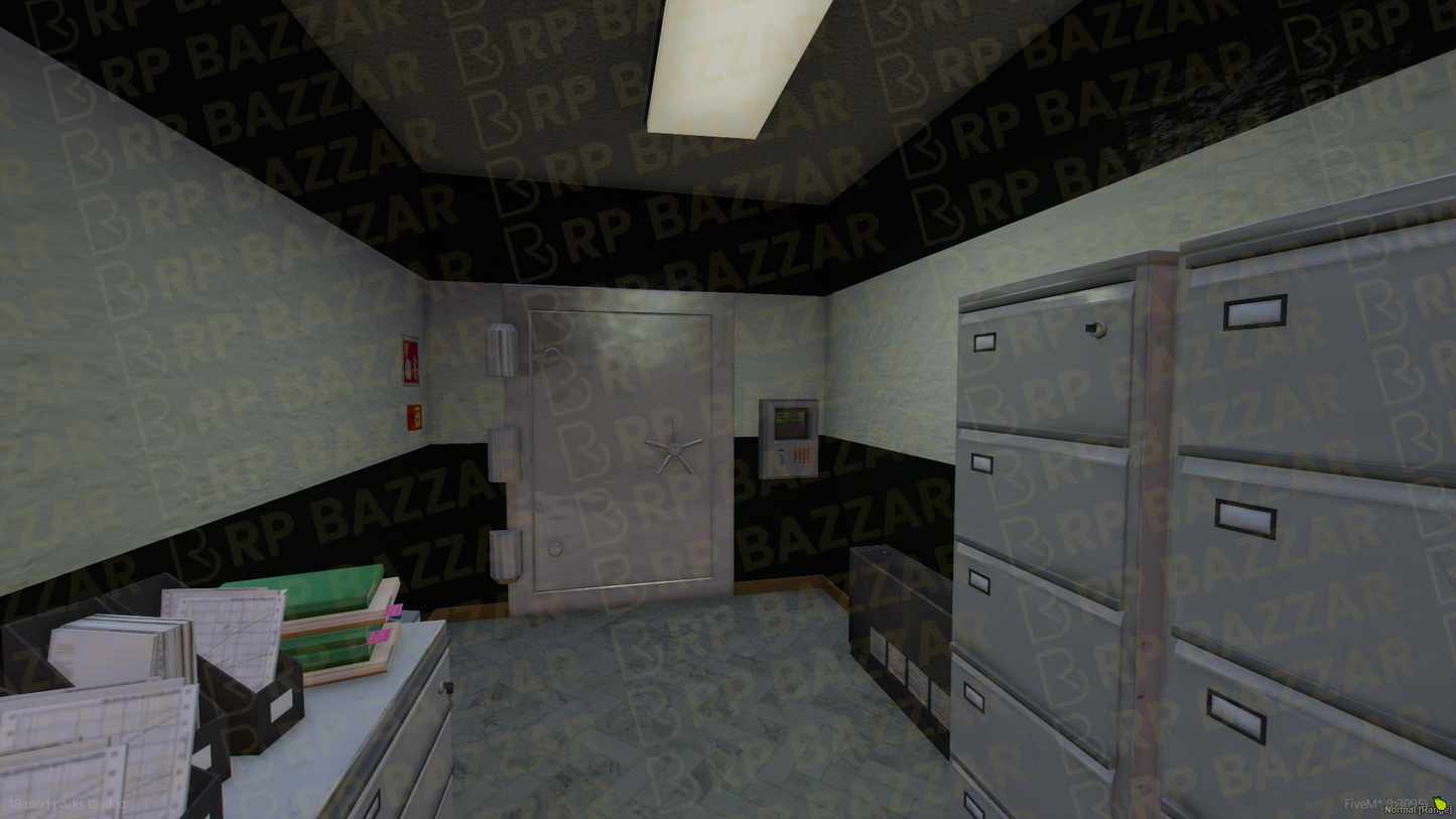Vault Bank FiveM MLO — GTA RP Interior — ESX QB QBOX — RPBazzar