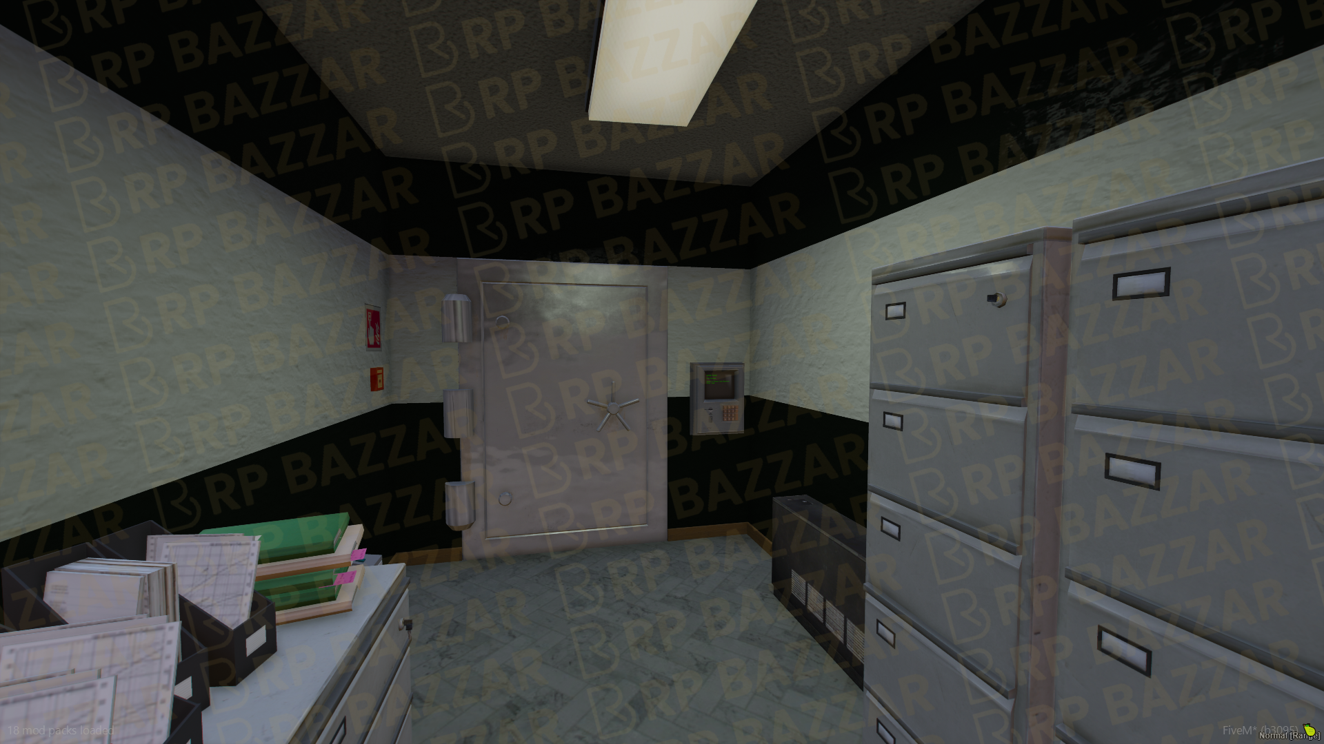 Vault Bank FiveM MLO — GTA RP Interior — ESX QB QBOX — RPBazzar